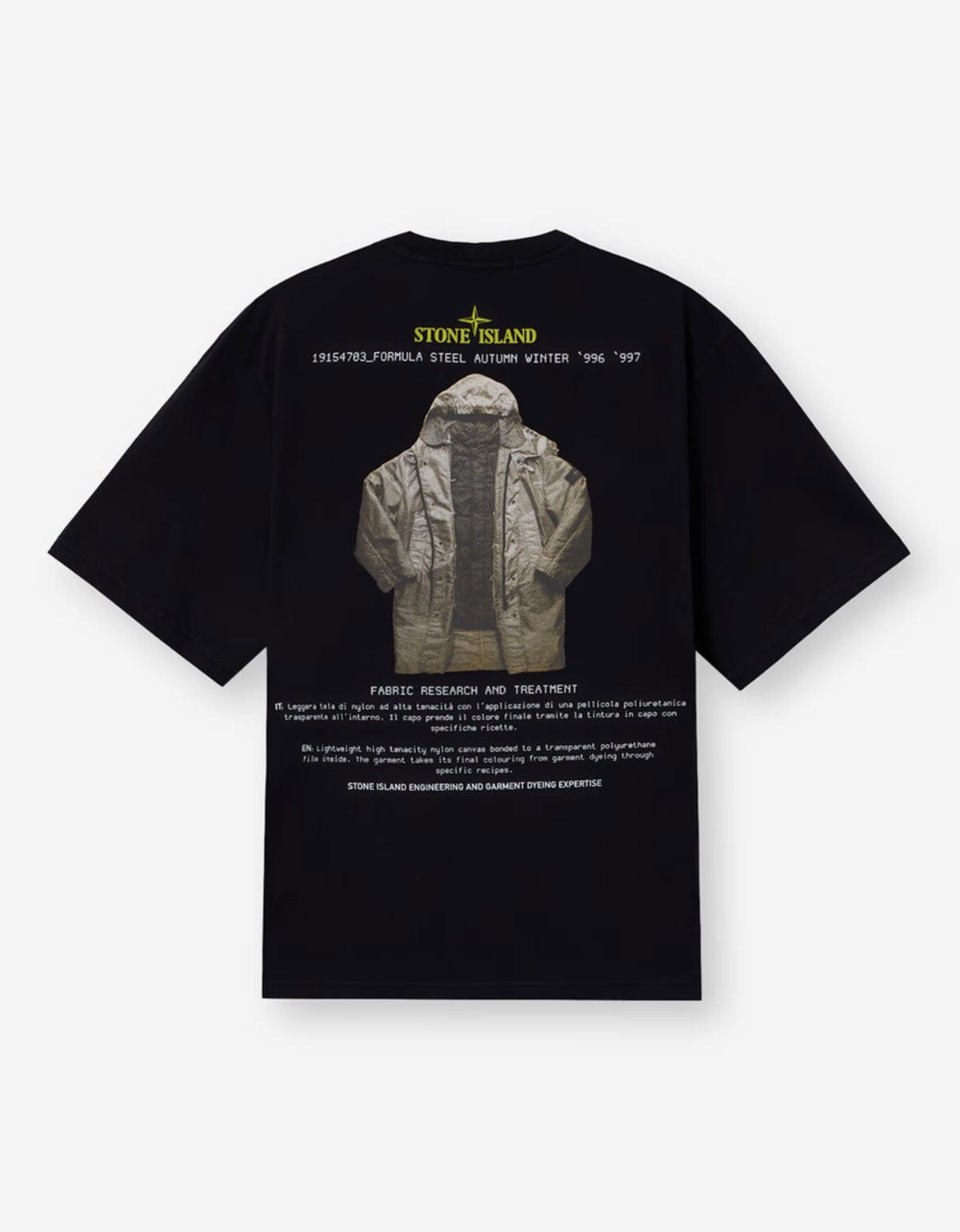 Stone Island Archivio Black Print T-Shirt