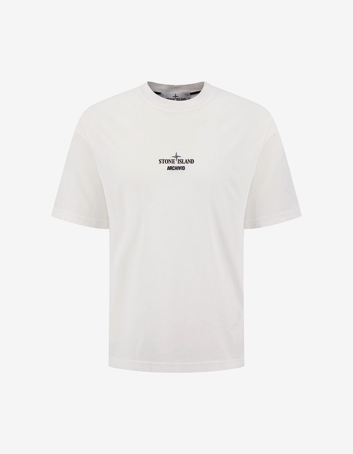 Stone Island Archivio White Print T-Shirt