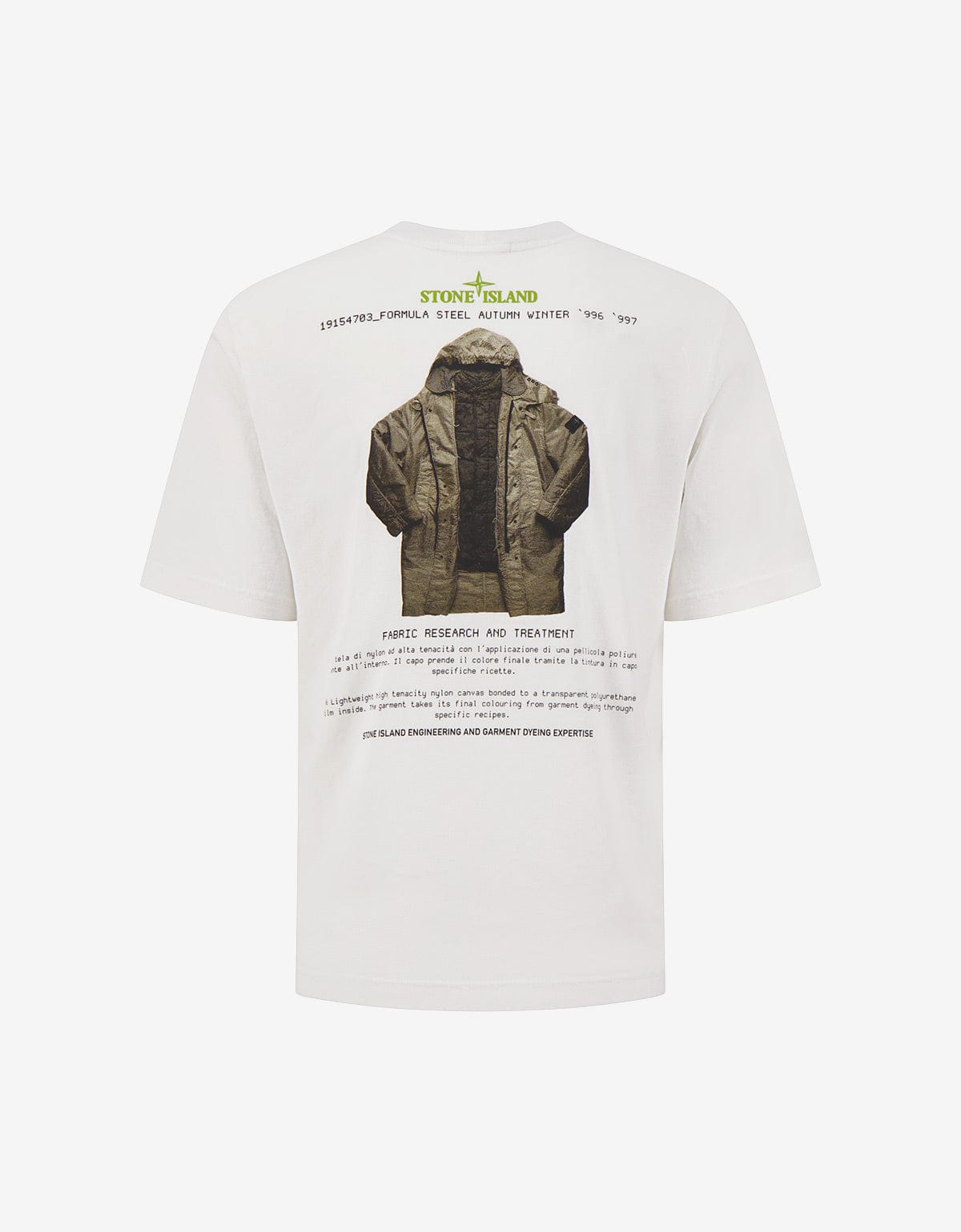 Stone Island Archivio White Print T-Shirt