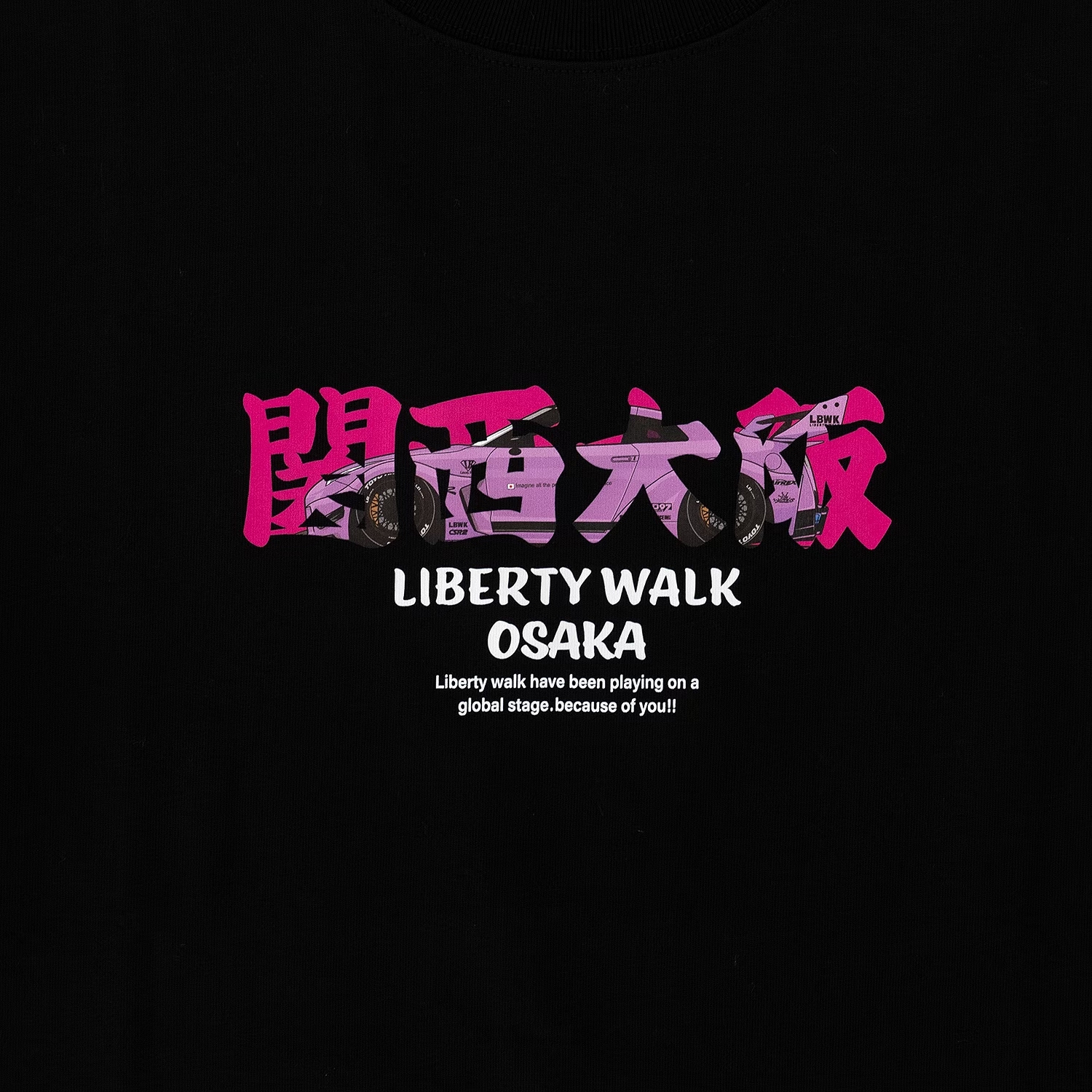 関西大阪 35 Tee Black