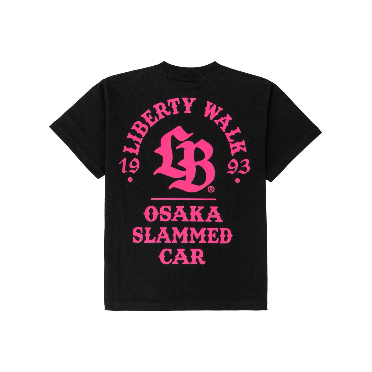 OSAKA Slammed Tee Black&Pink