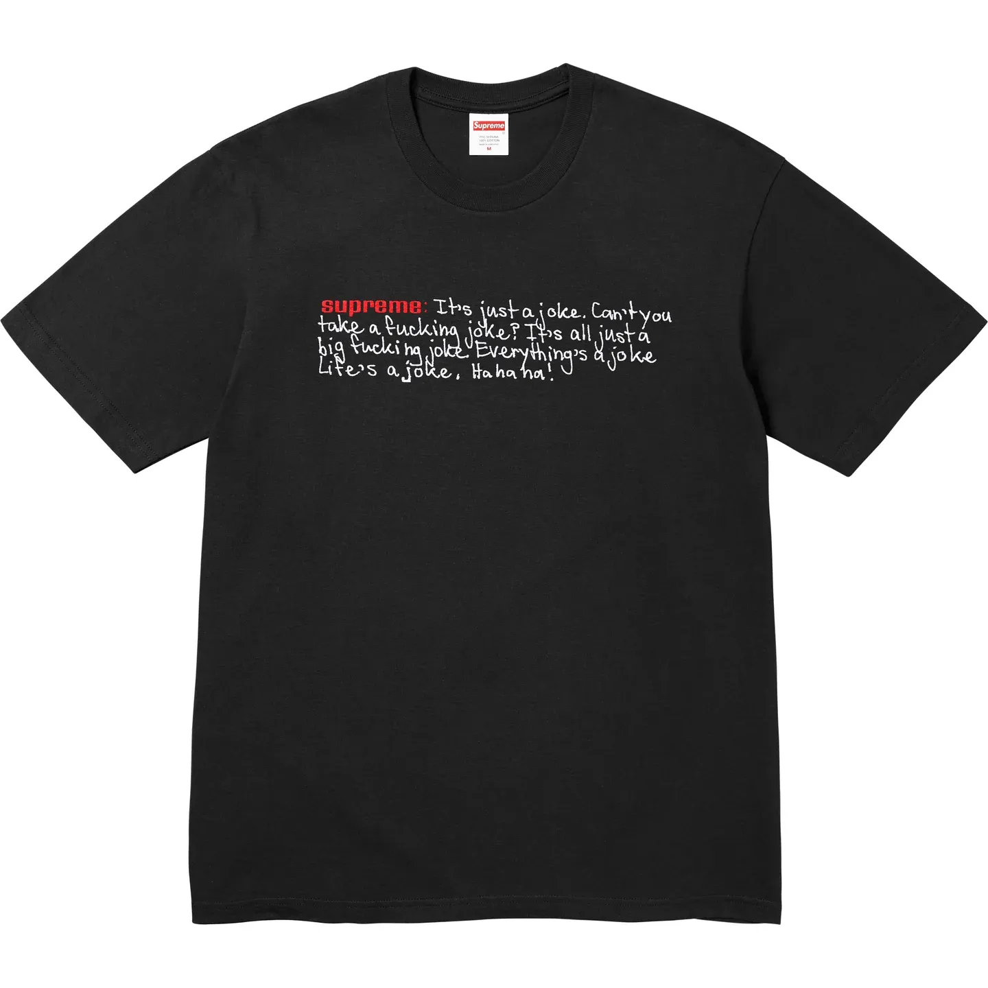 Supreme 25FW Joke Tee