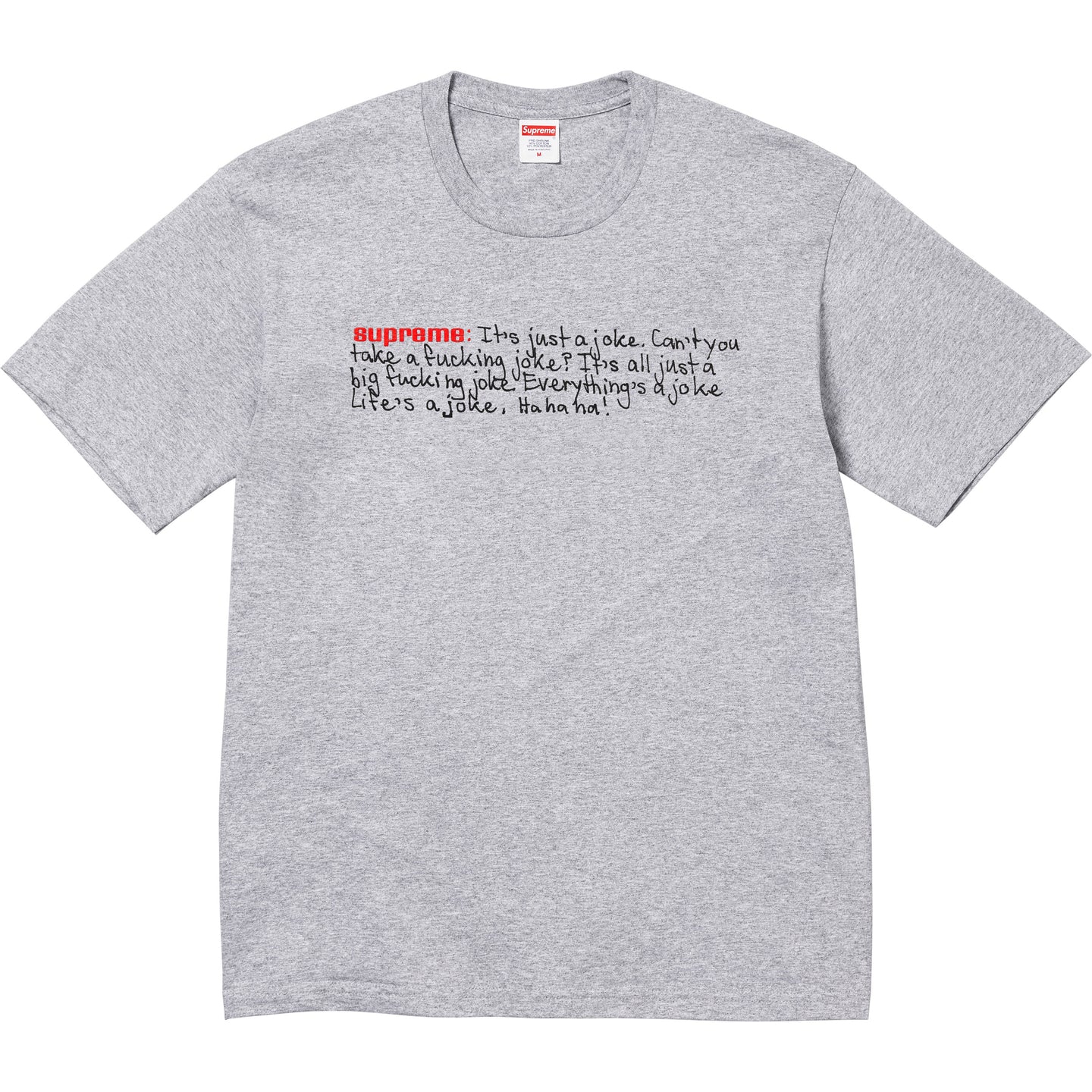 Supreme 25FW Joke Tee
