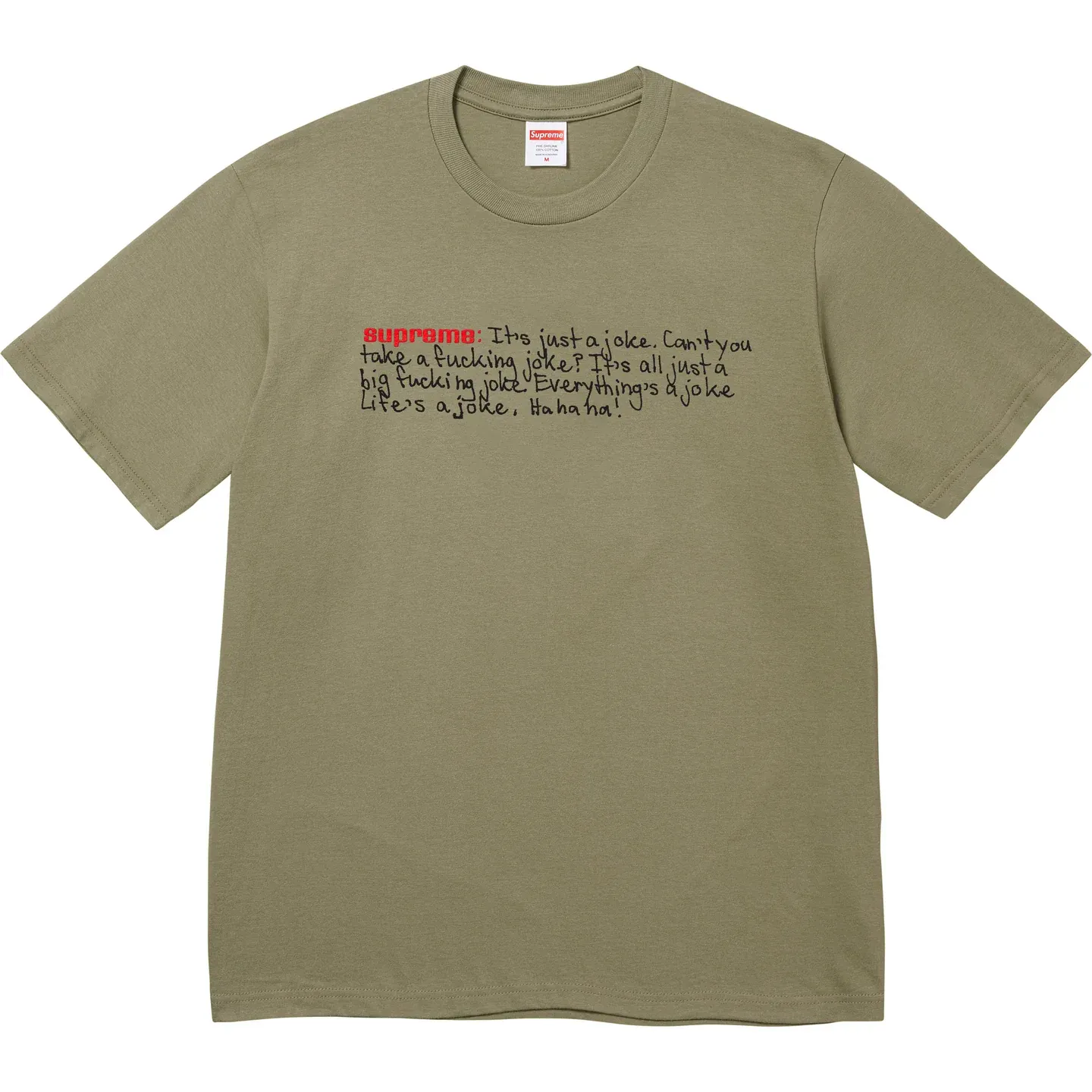 Supreme 25FW Joke Tee