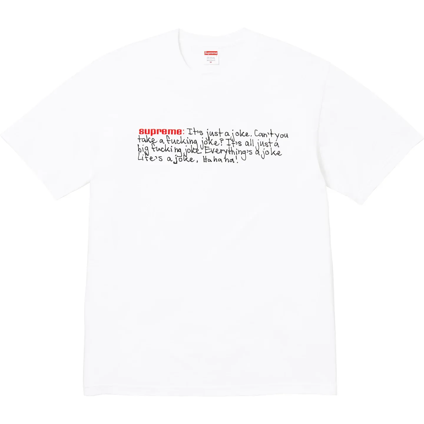 Supreme 25FW Joke Tee