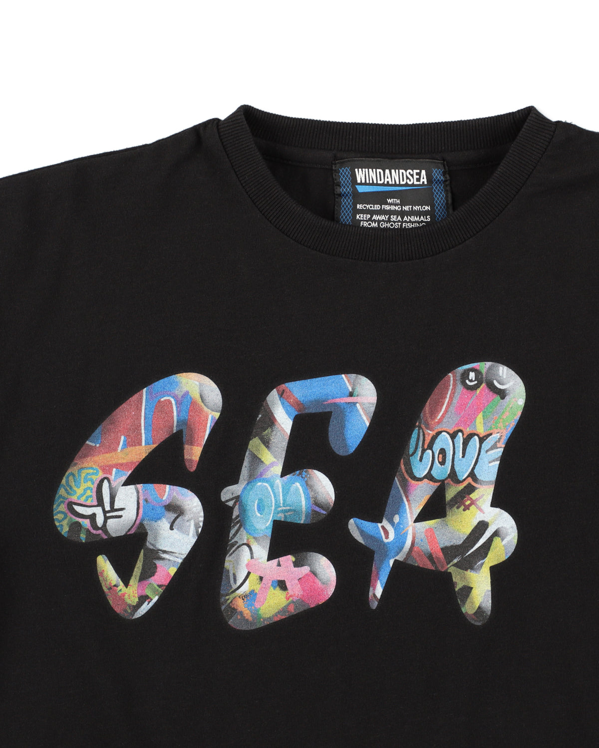 Martin Whatson x WDS Recycled Fishing Net Nylon Logo S/S Tee