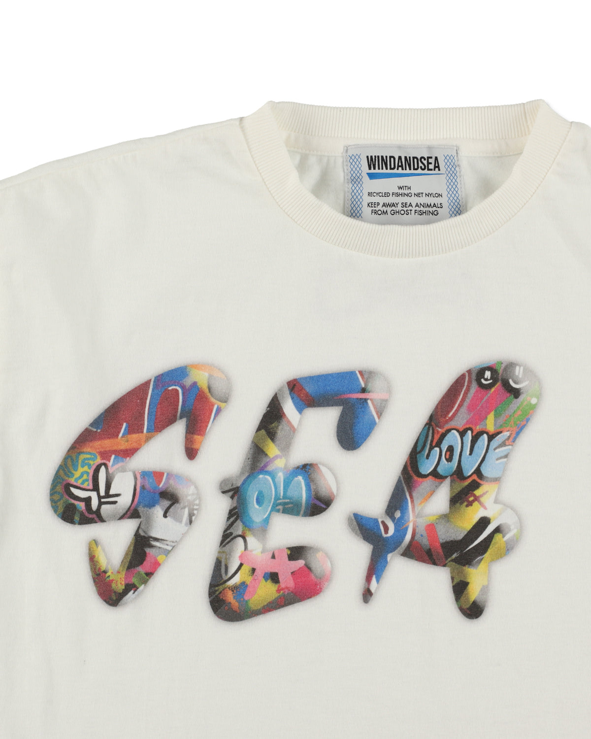 Martin Whatson x WDS Recycled Fishing Net Nylon Logo S/S Tee