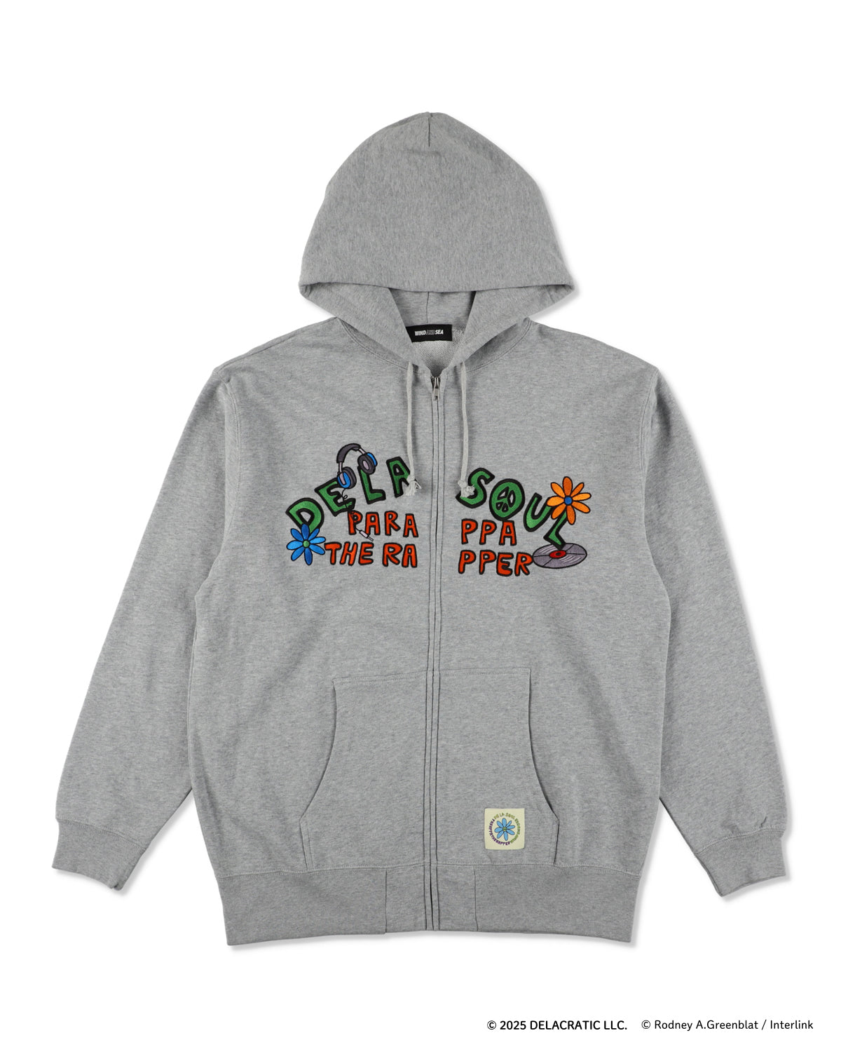 PARAPPA x DE LA SOUL x WDS ZIP UP SWEATSHIRT