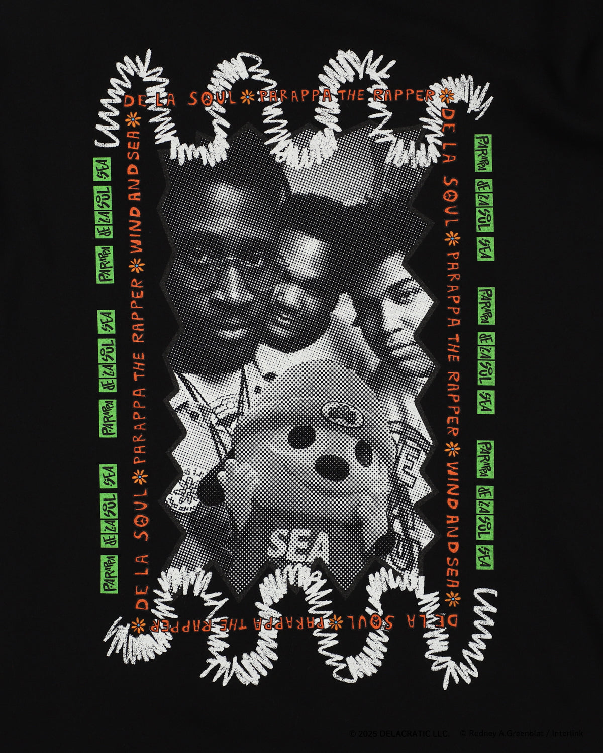 PARAPPA x DE LA SOUL x WDS L/S TEE