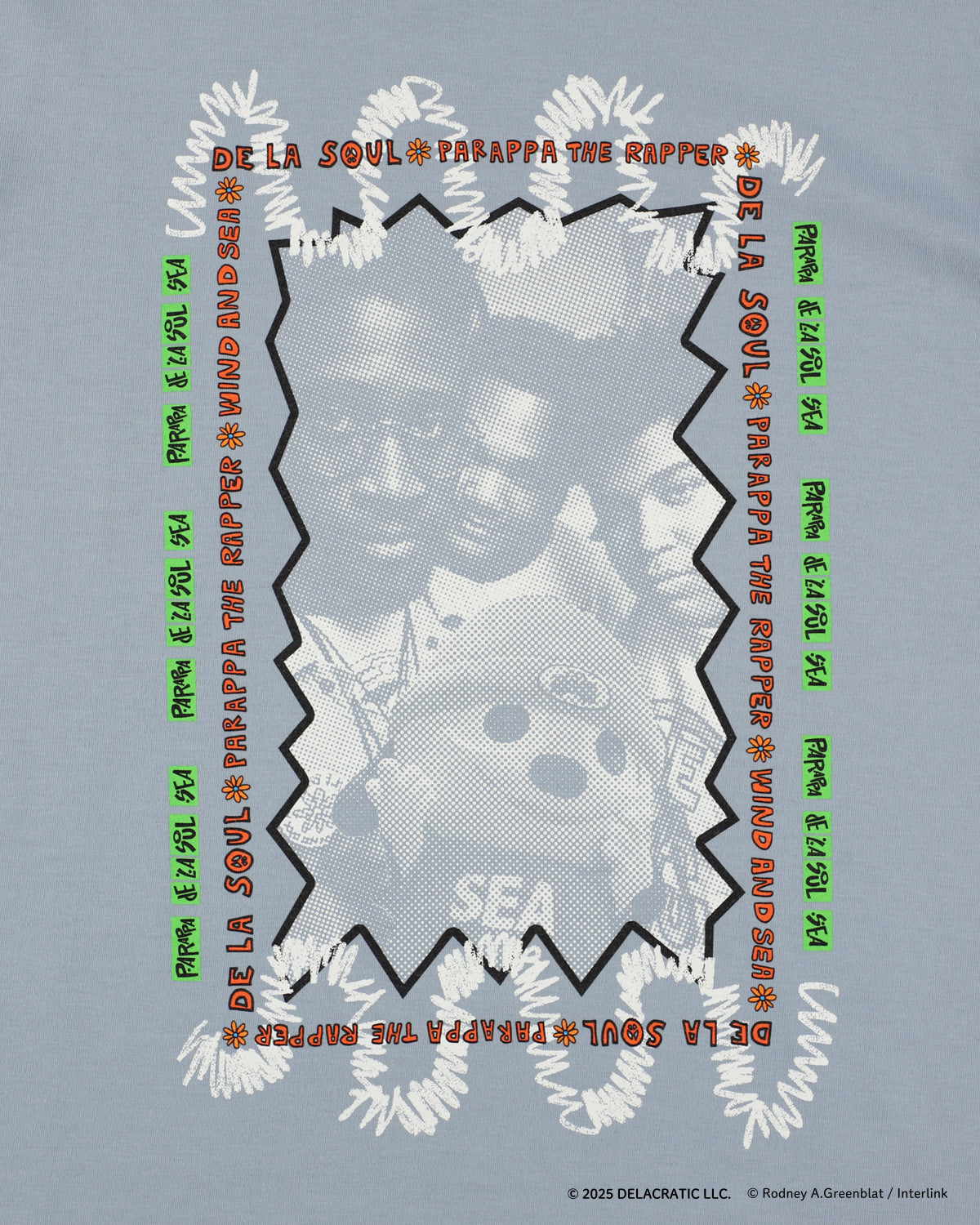 PARAPPA x DE LA SOUL x WDS L/S TEE