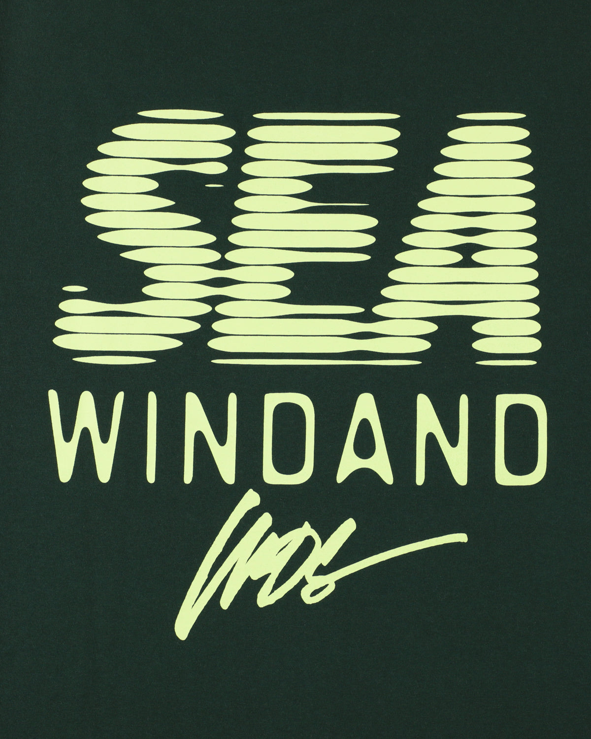 LINE HALFTONE SEA S/S TEE