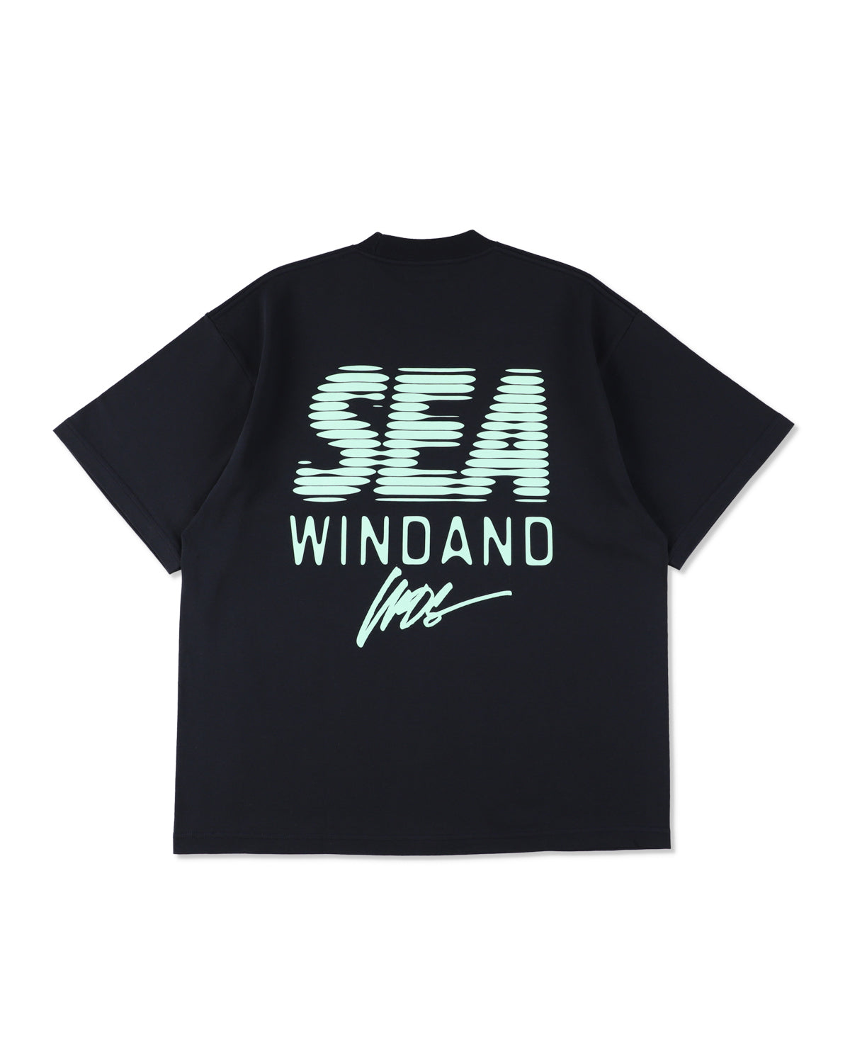 LINE HALFTONE SEA S/S TEE