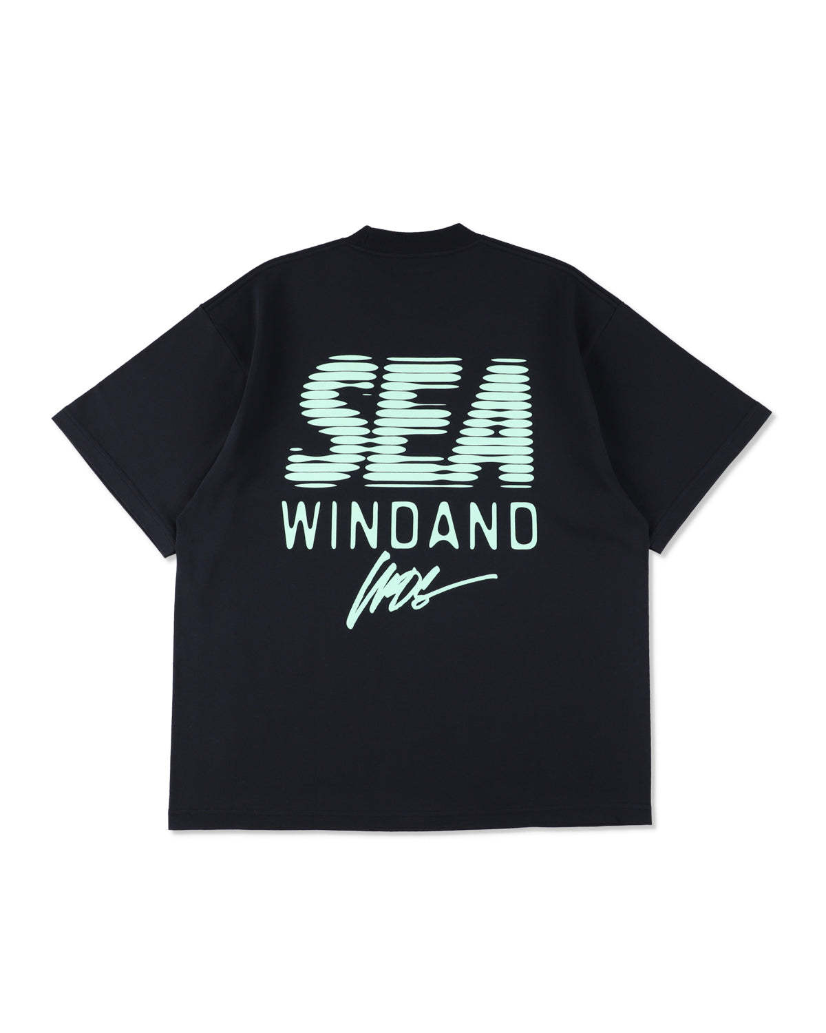 LINE HALFTONE SEA S/S TEE