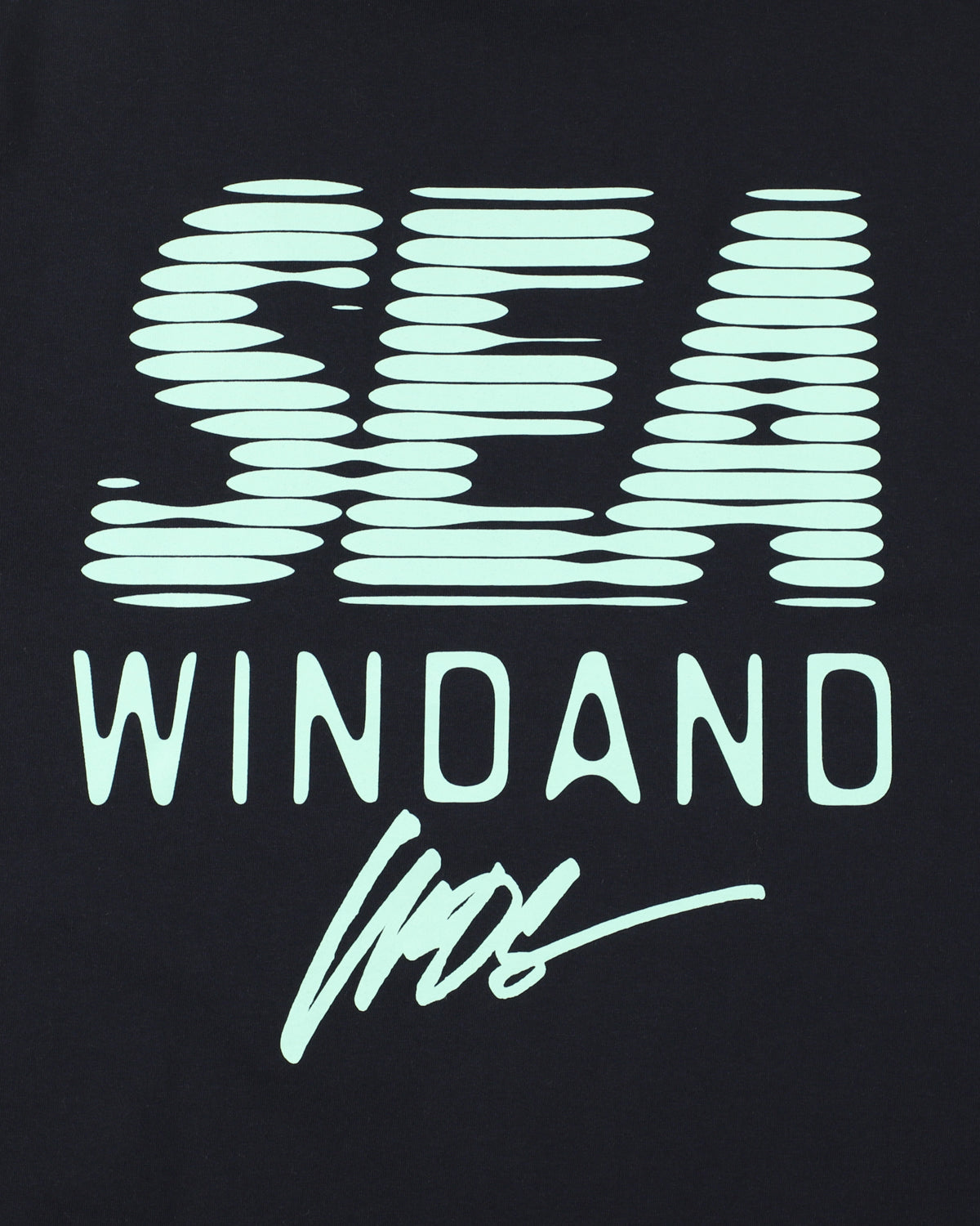 LINE HALFTONE SEA S/S TEE