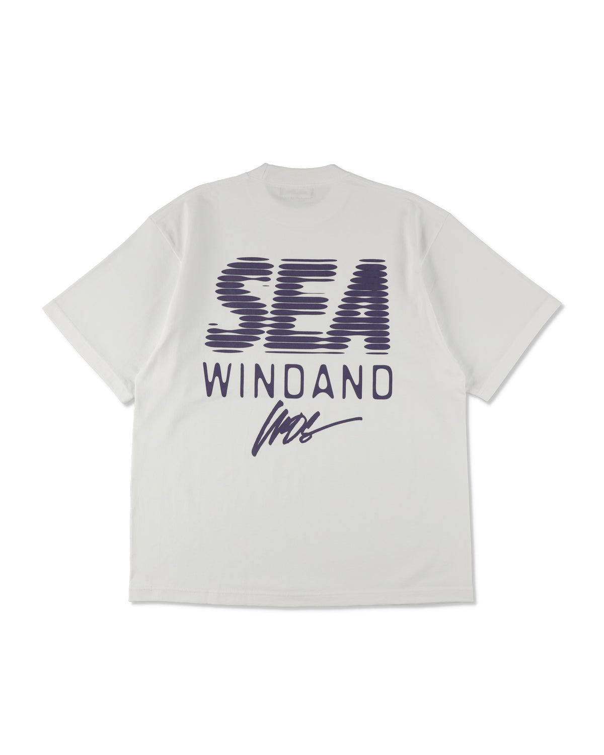 LINE HALFTONE SEA S/S TEE