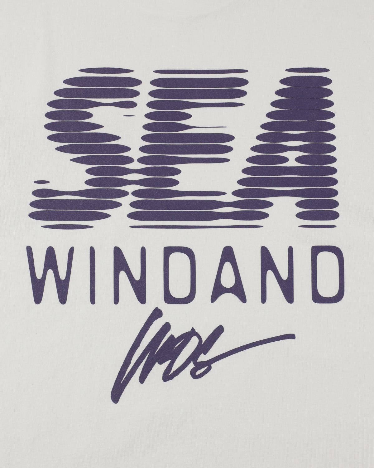 LINE HALFTONE SEA S/S TEE