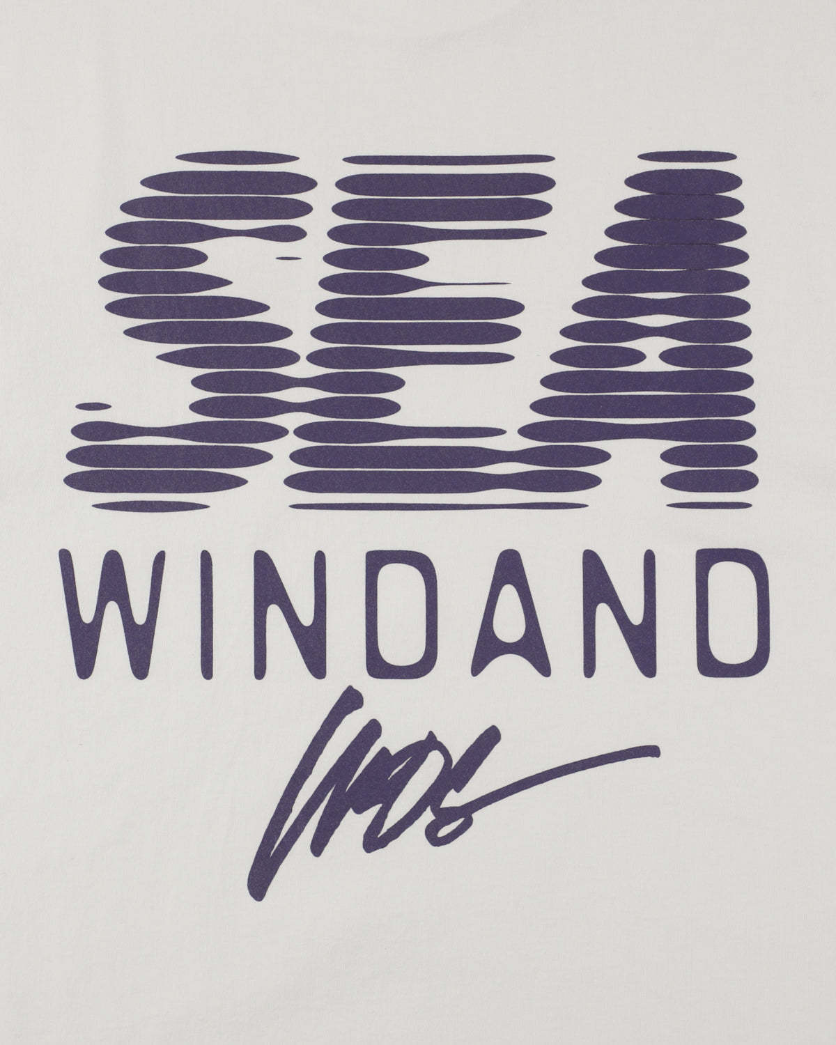 LINE HALFTONE SEA S/S TEE