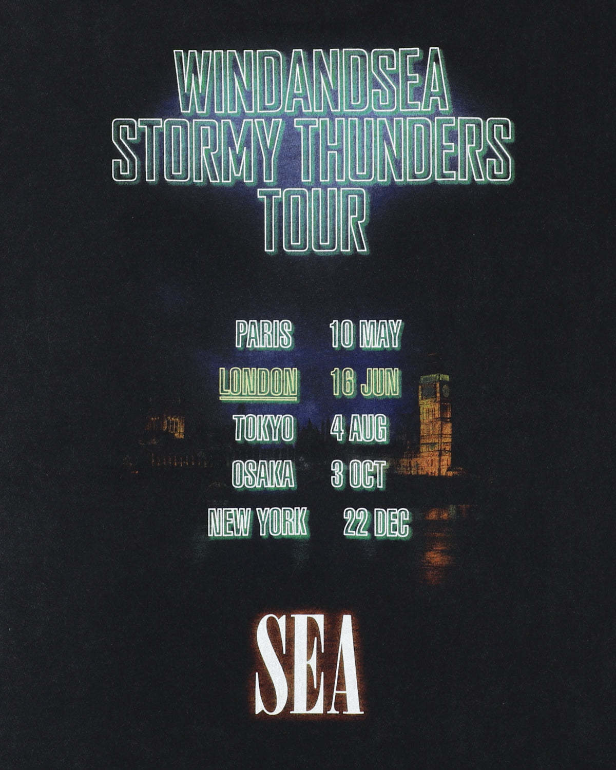 WORLD TOUR TEE (LONDON)