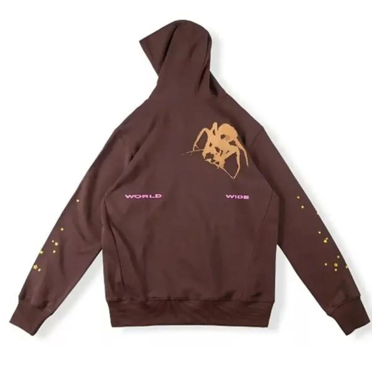 Sp5der Thug Hoodie Brown Angel