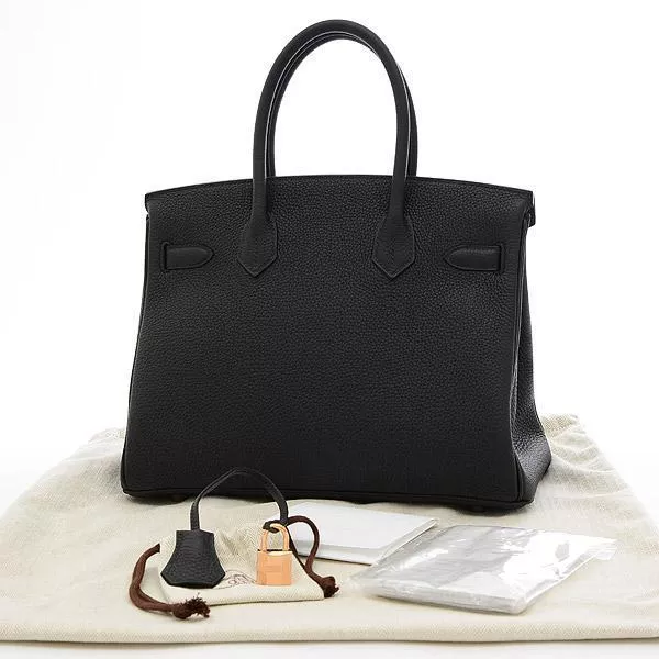 【HERMES】エルメス バーキン30　トゴ　ブラック【中古·未使用】【バッグ】
