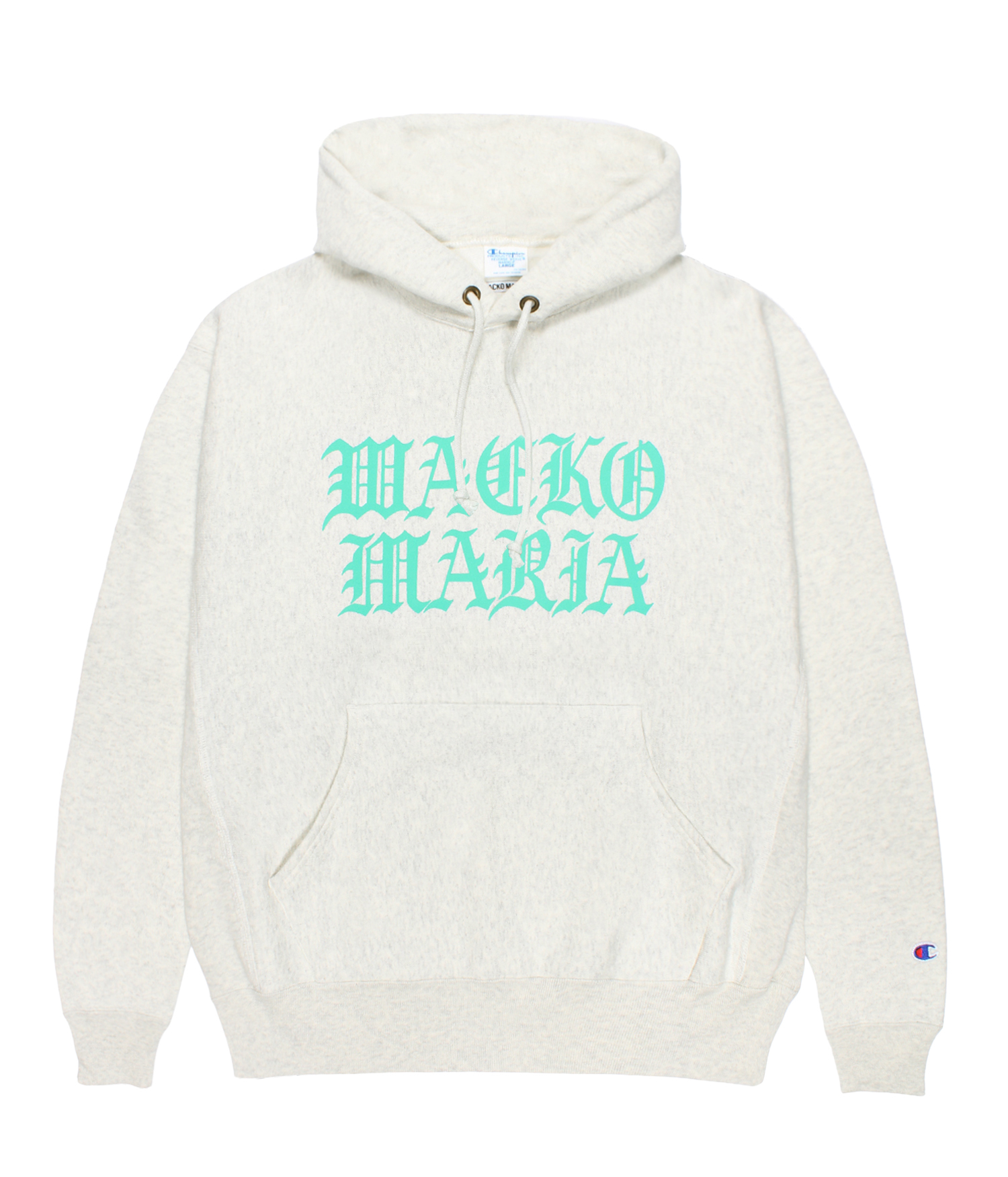 Champion / REVERSE WEAVE HOODED SWEAT SHIRT-6952-WHITE