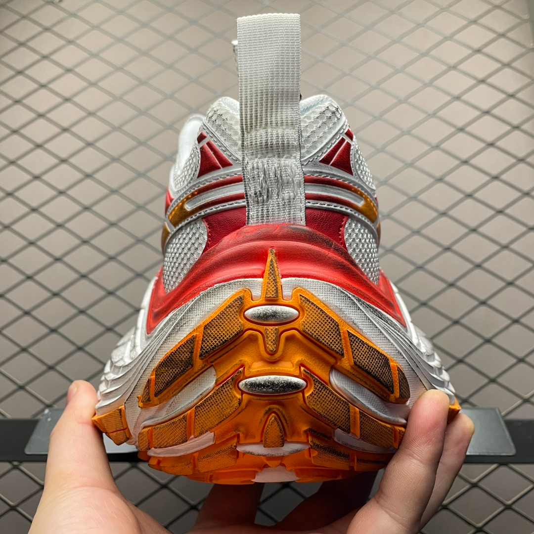 Balenciaga WMNS 10XL Sneaker White/Red/Orange(792778W2MV29670)