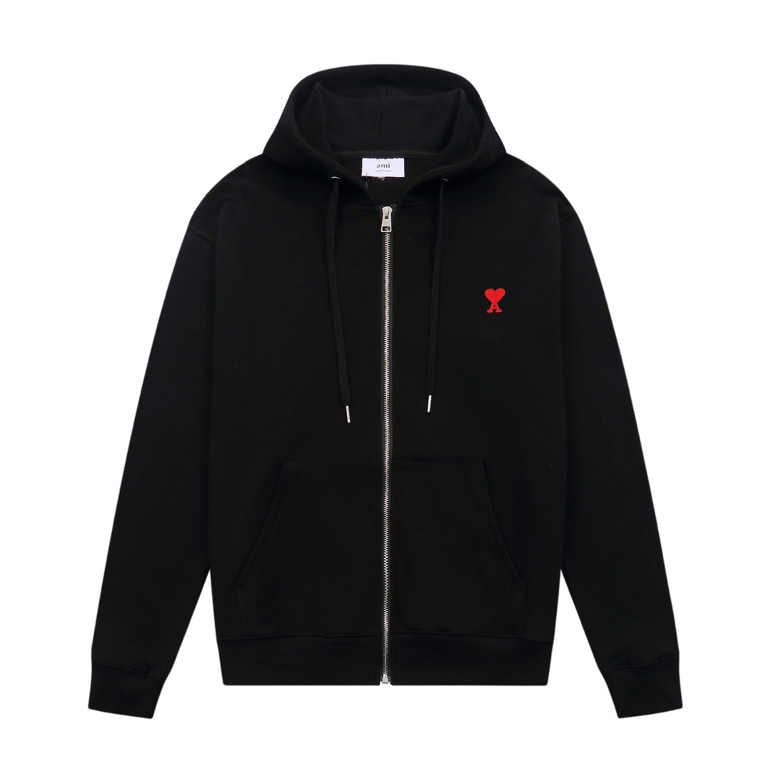 AMI PARIS  アミ パリス ハートロゴ フーディー パーカー