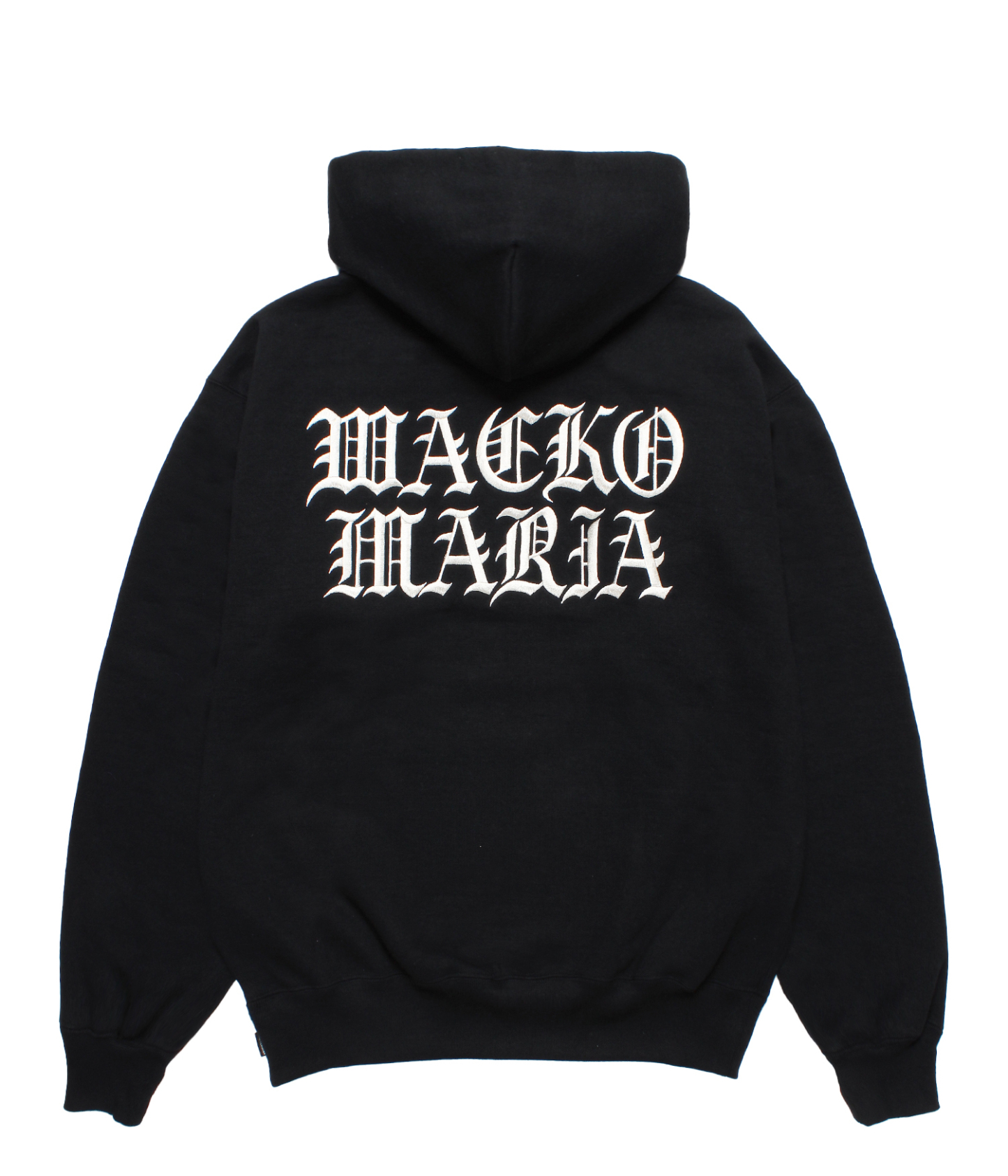 HEAVY WEIGHT FULL ZIP HOODED SWEAT SHIRT(TYPE-2)(BLACK)