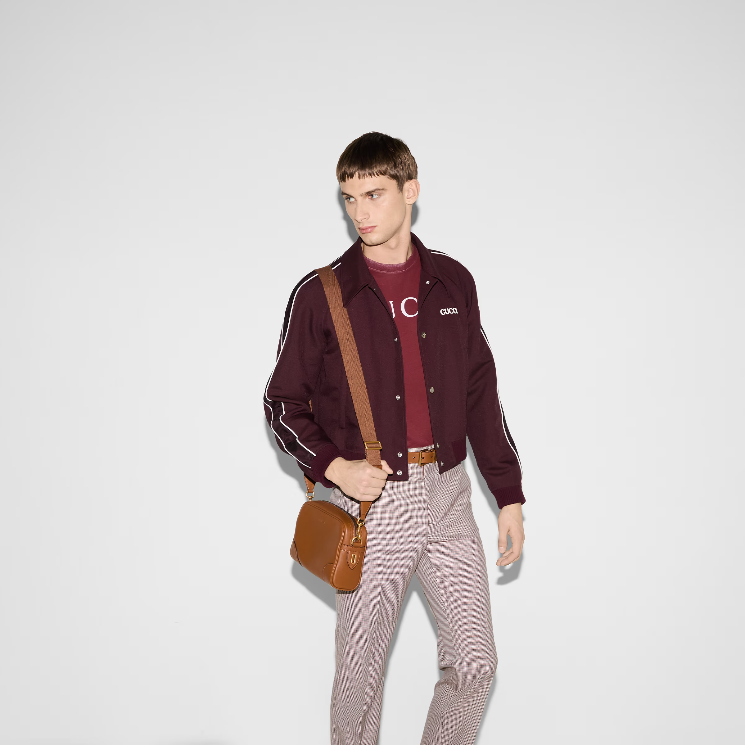 プリント コットンジャージー Tシャツ