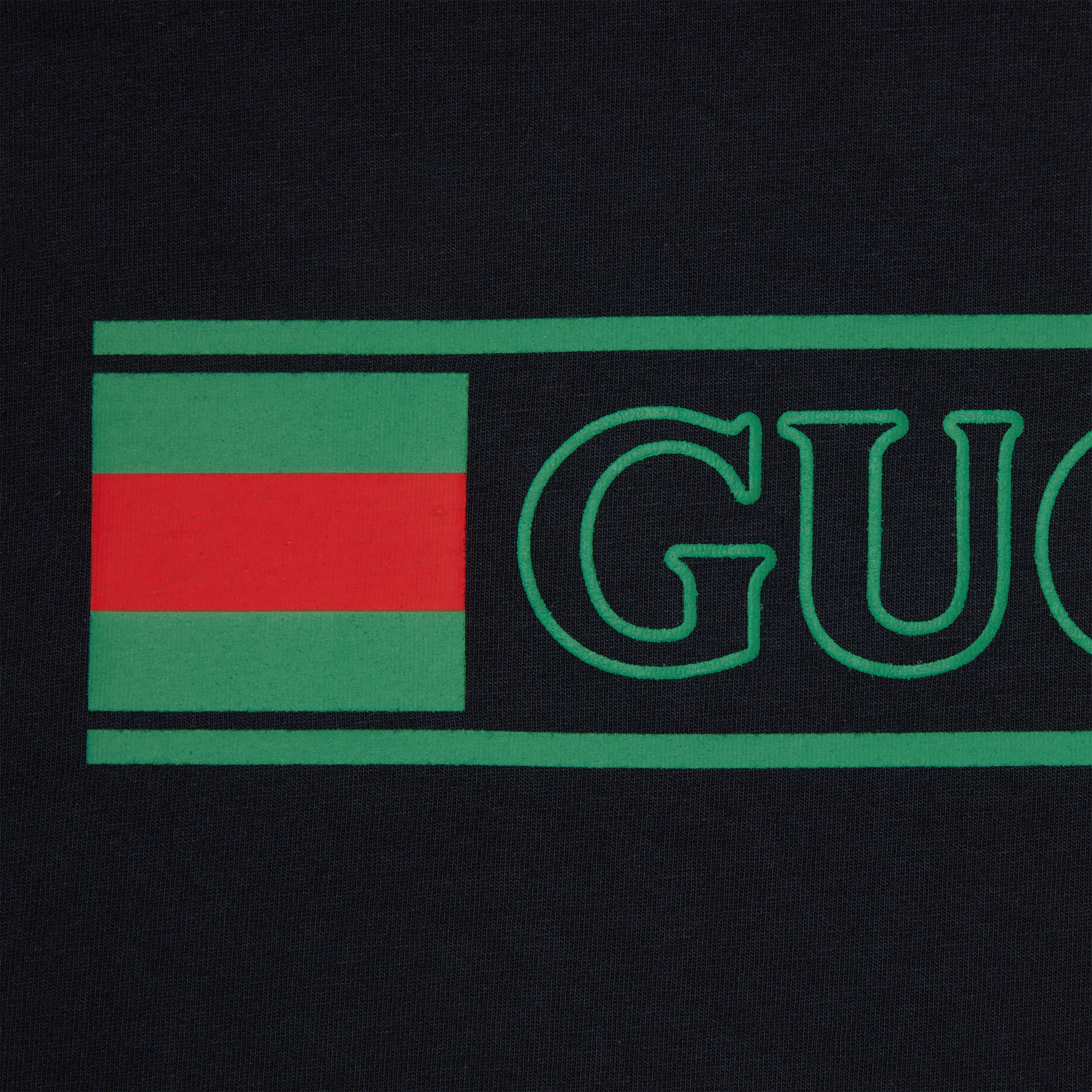 プリント コットンジャージー Tシャツ