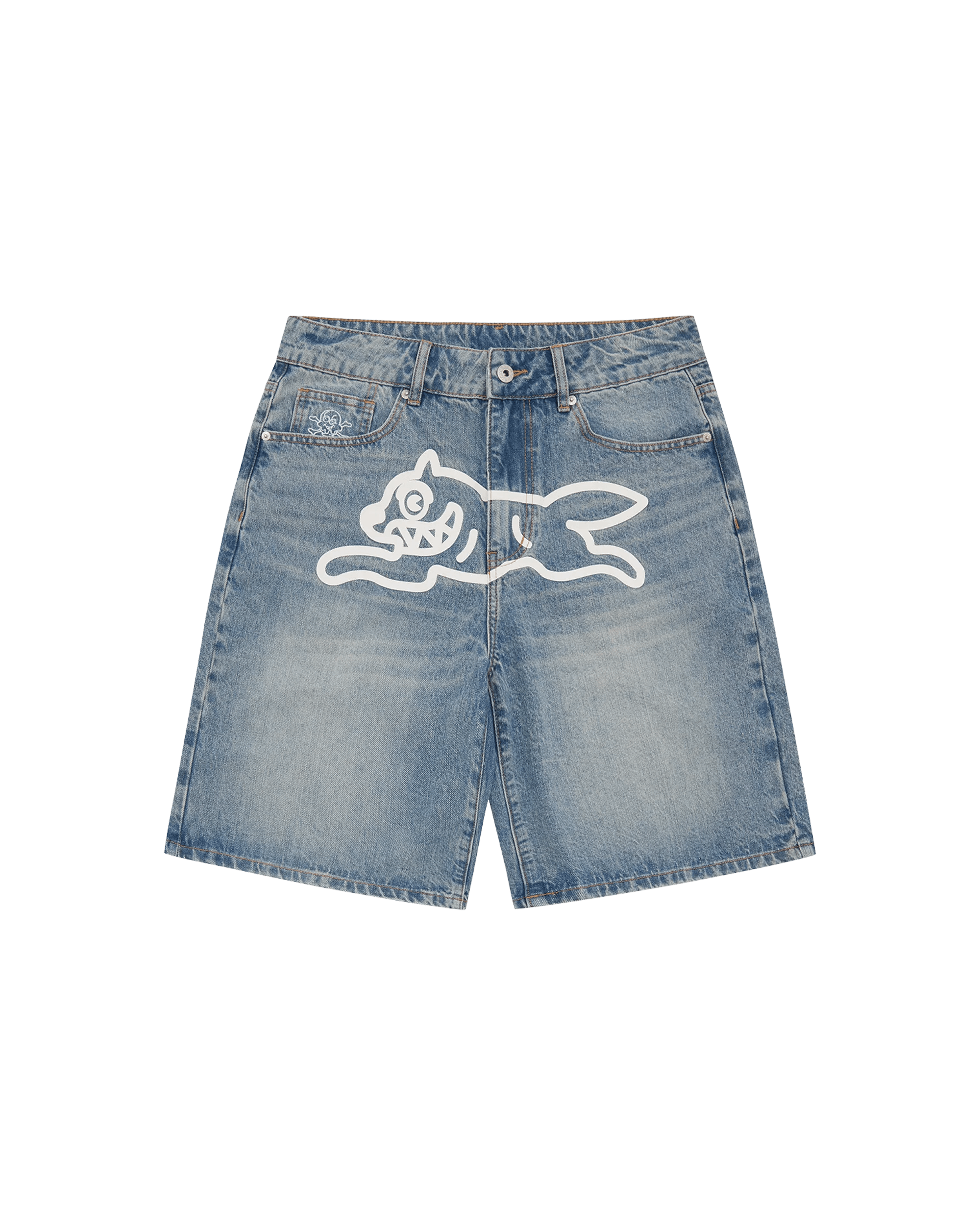 ICECREAM  Running Dog Denim Shorts