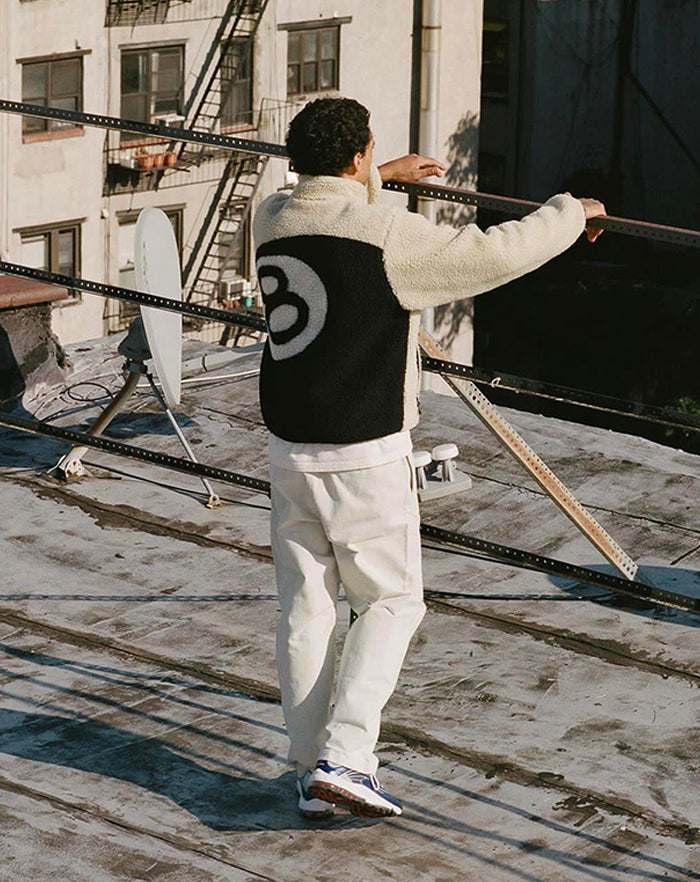 ☆送料関税込☆Stussy 8 Ball Sherpa Jacket Natural☆超人気☆