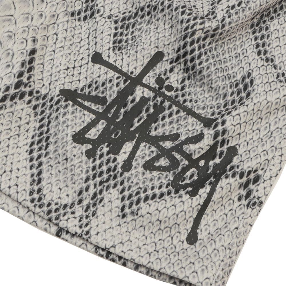 Amazon.co.jp: Stussy MESH SHORT SNAKE SKIN Mesh Shorts, Bone : Clothing, Shoes & Jewelry