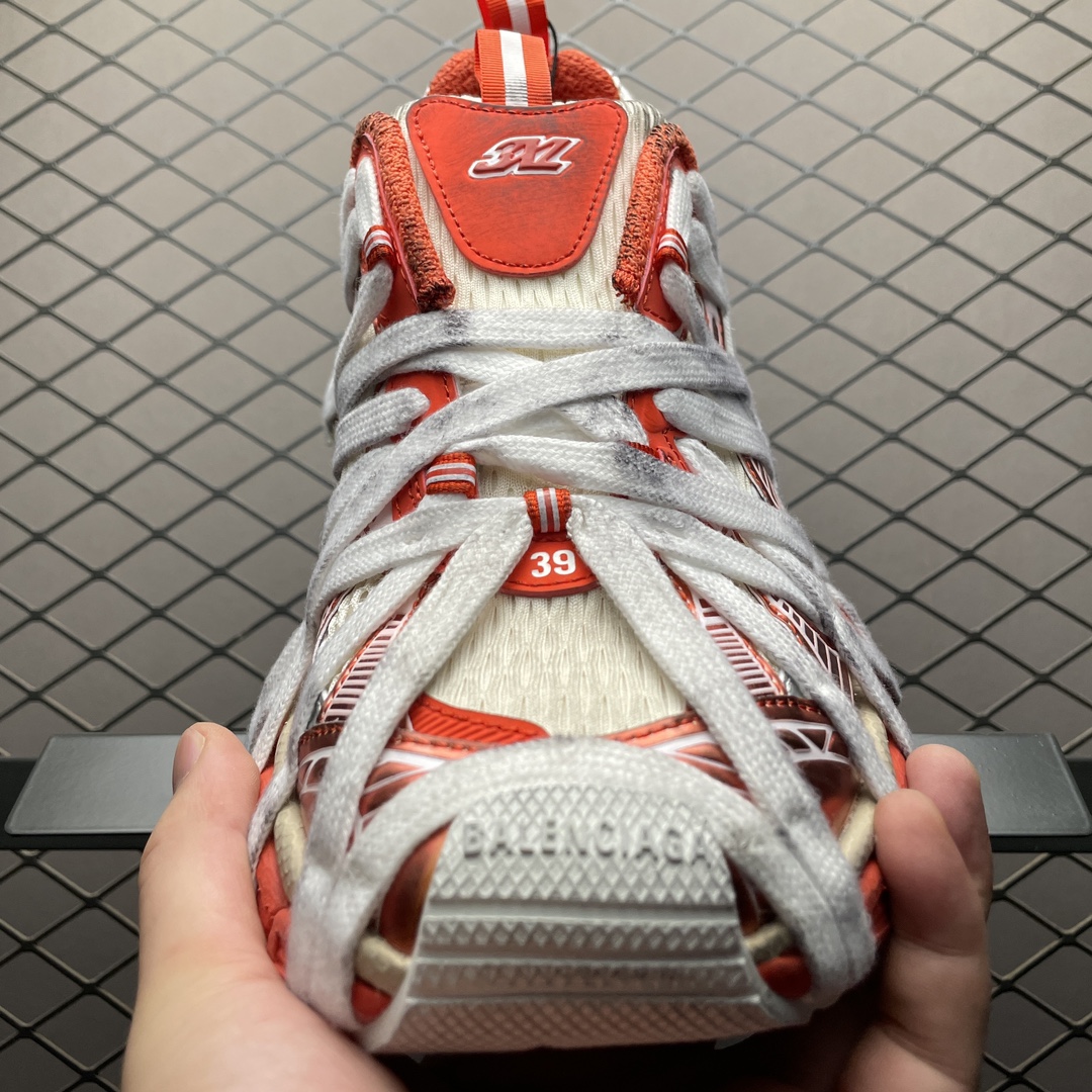 Balenciaga 3XL Extreme Lace Sneaker Orange/Beige(778698W3XLKK7597)