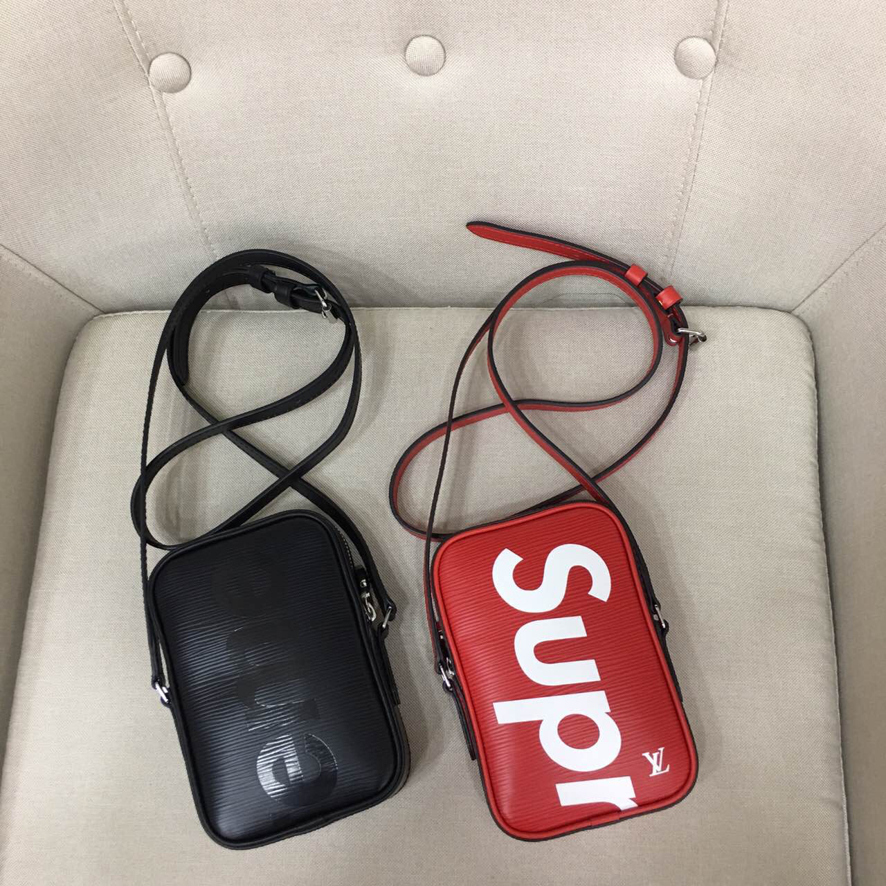 Louis Vuitton X Supreme LEATHER CROSSBODY BAG