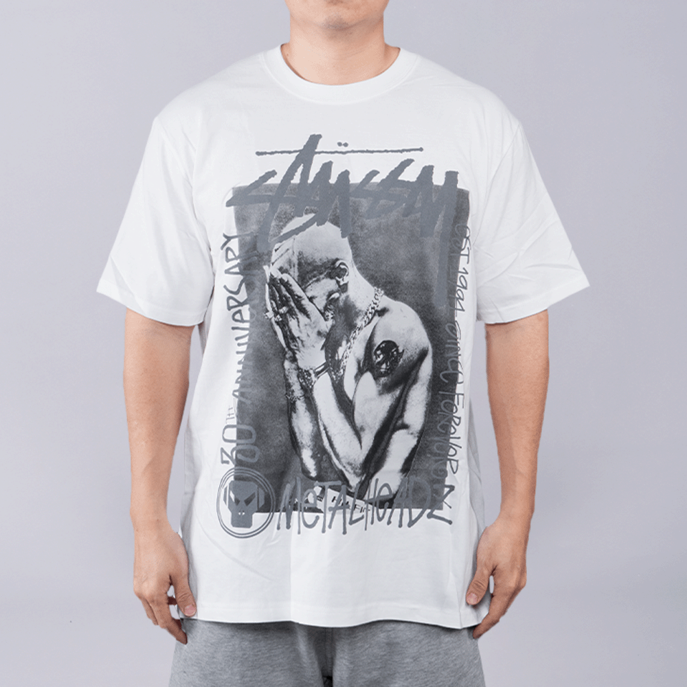 Stussy x Goldie Metalheadz 30 Tee White | HM8Store