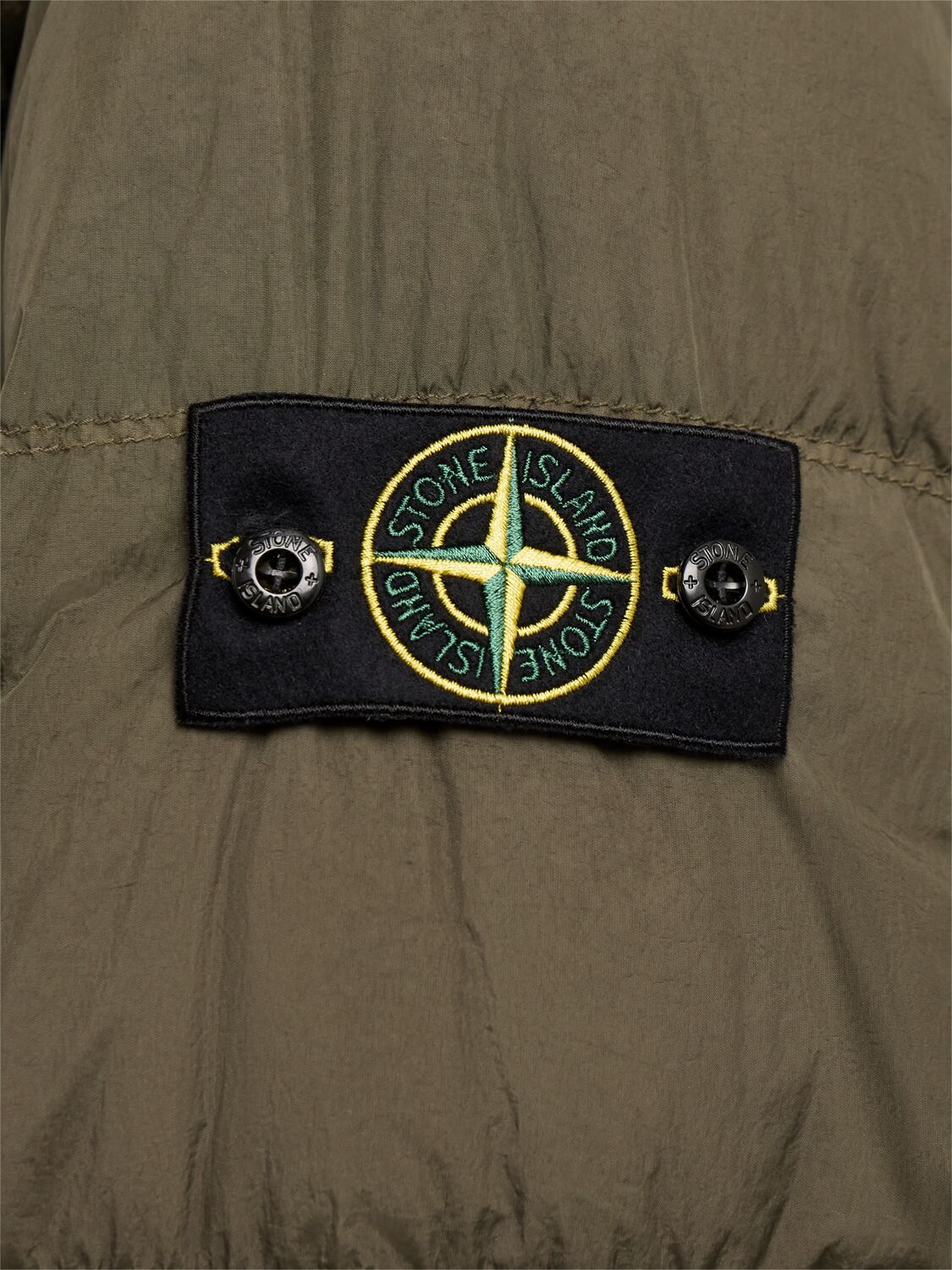 Stone Islandミリタリーグリーン ナイロンダウン ボンバージャケット☆国内配送☆50%オフ☆