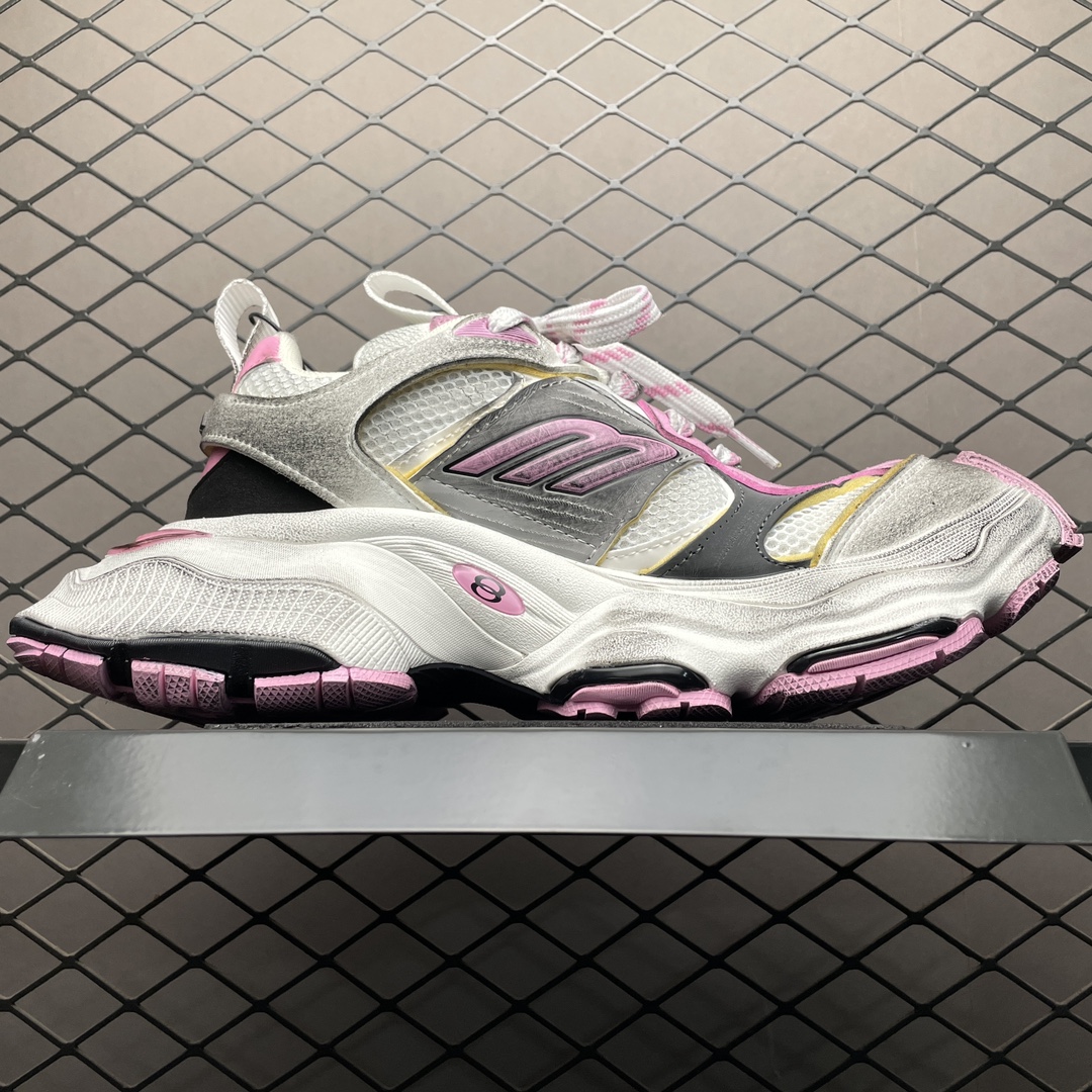 Balenciaga WMNS Cargo Sneaker Grey/White/Pink(785756W2MV11950)