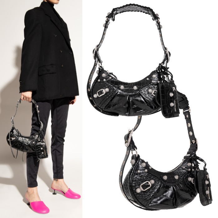 人気【BALENCIAGA】 LE CAGOLE XSショルダーバッグ