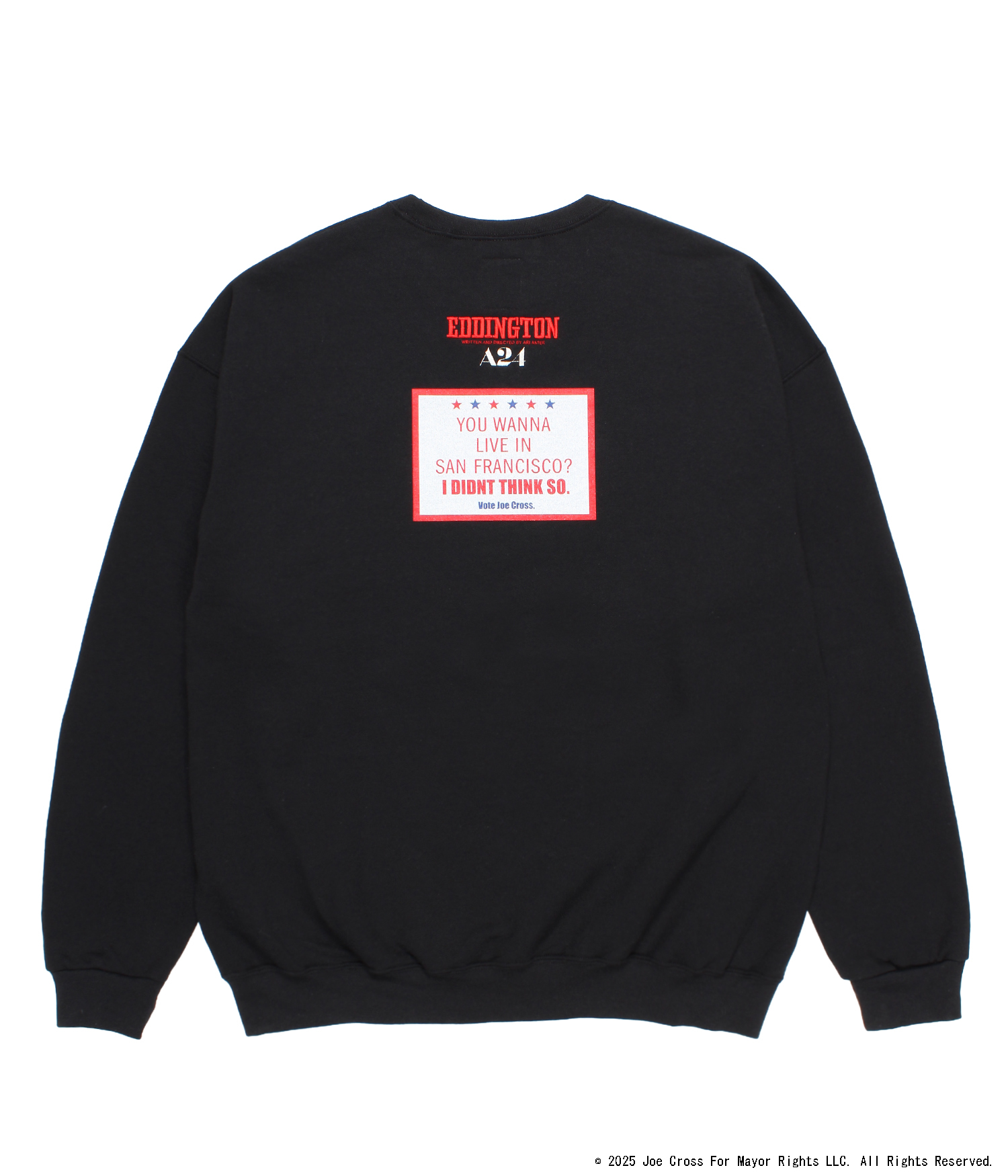 EDDINGTON / SWEAT SHIRT -6932-BLACK