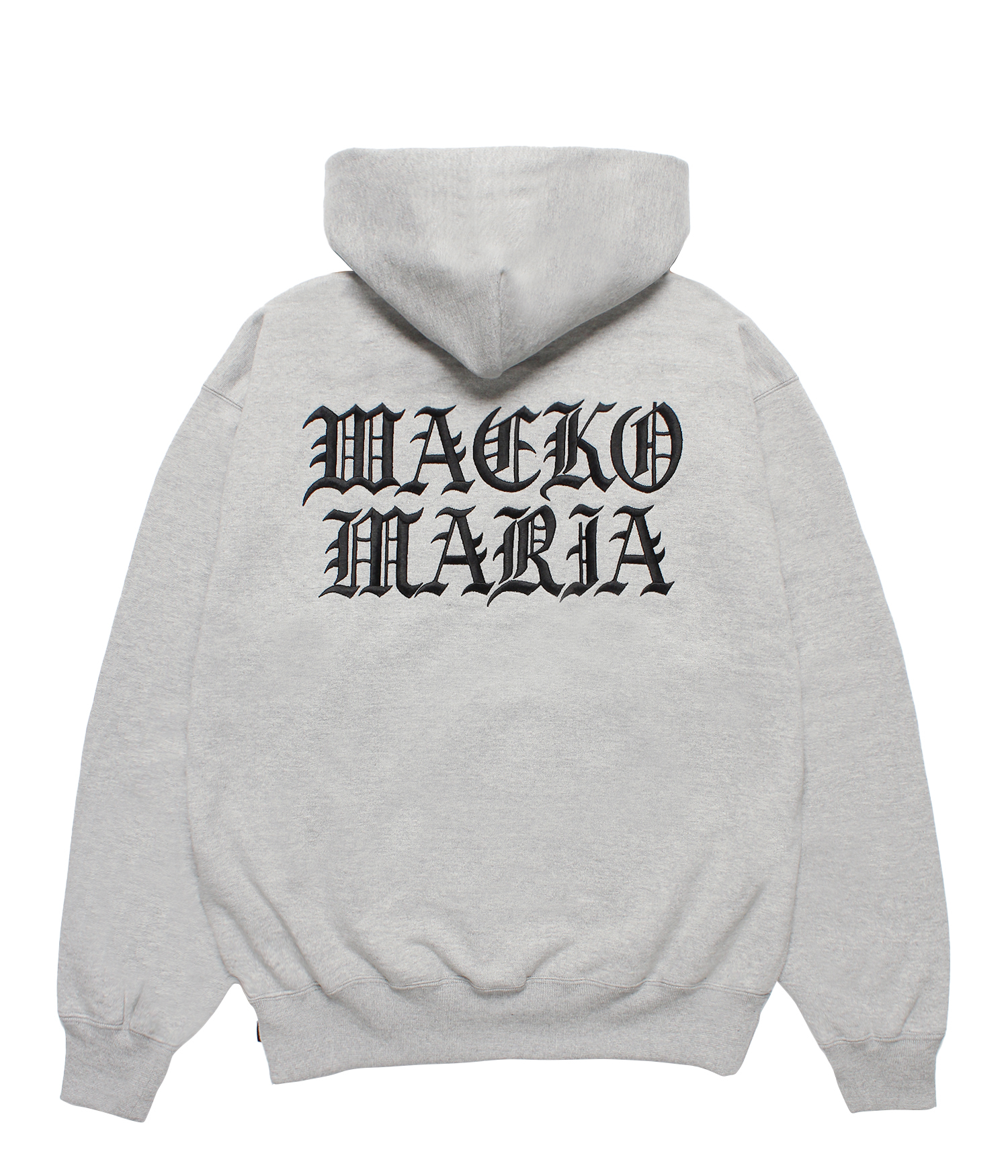 HEAVY WEIGHT FULL ZIP HOODED SWEAT SHIRT(TYPE-2)(GRAY)