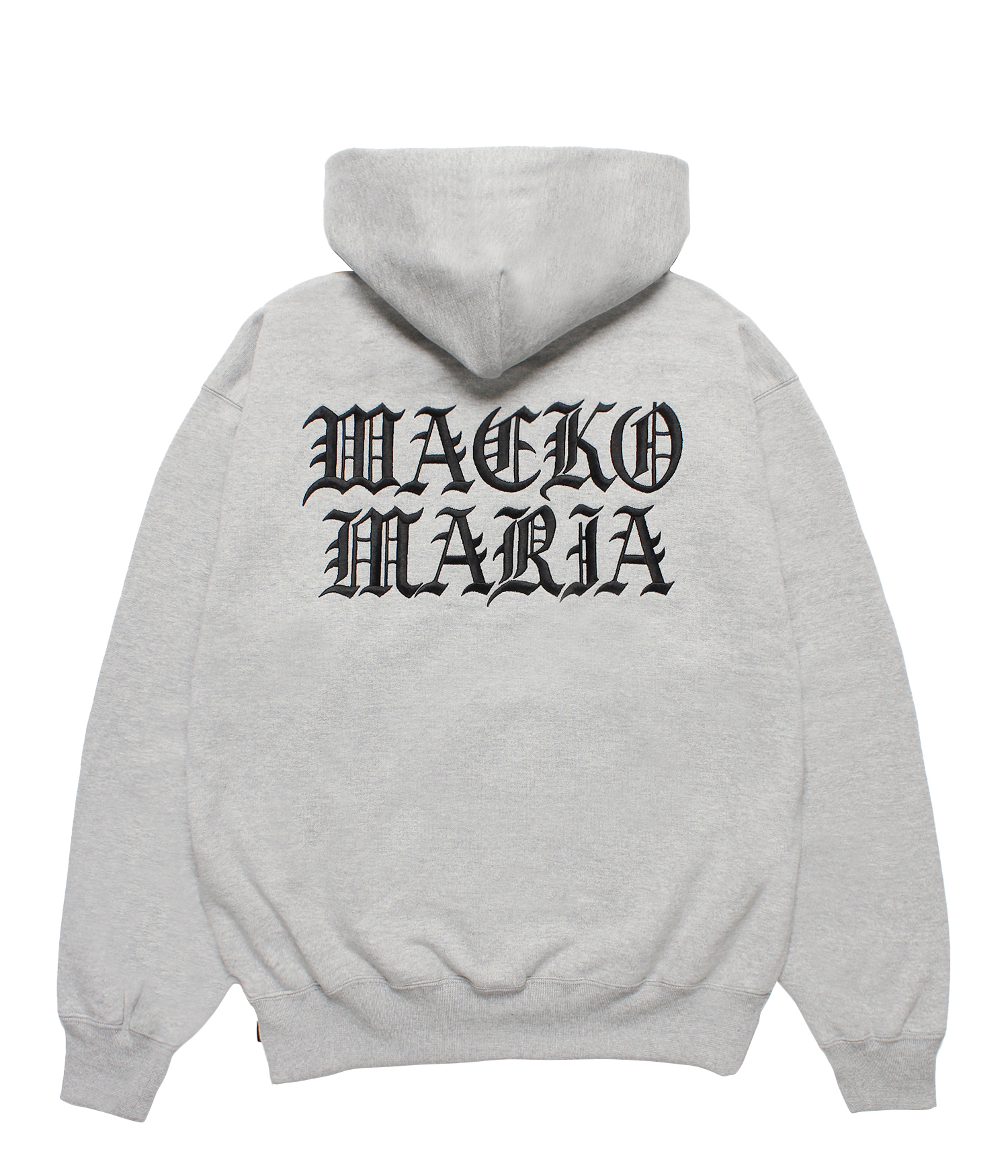 HEAVY WEIGHT FULL ZIP HOODED SWEAT SHIRT(TYPE-2)(GRAY)