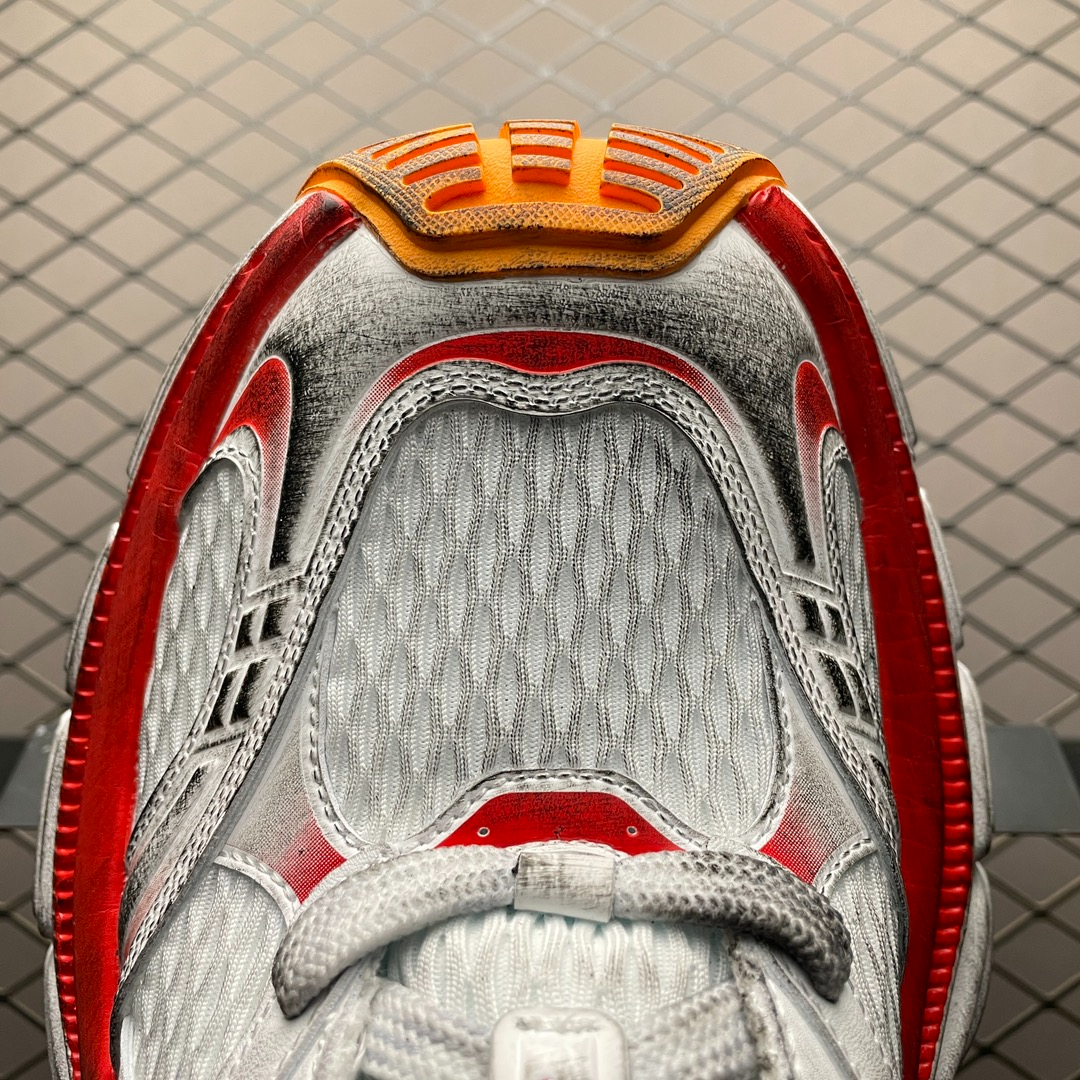 Balenciaga WMNS 10XL Sneaker White/Red/Orange(792778W2MV29670)