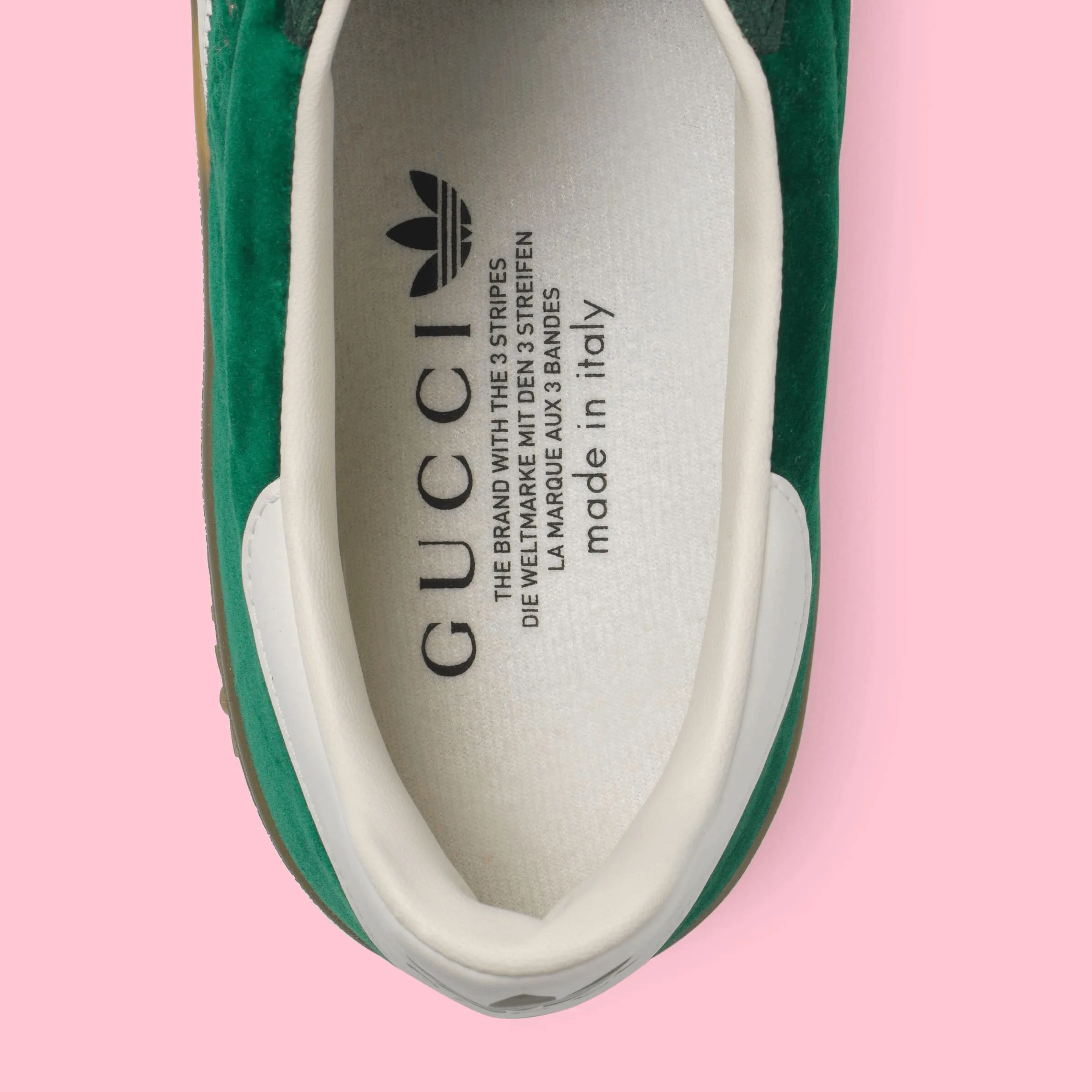 【GUCCI】× ADIDASコラボ Gazelle スニーカー(緑)商品番号: sku1718966604863