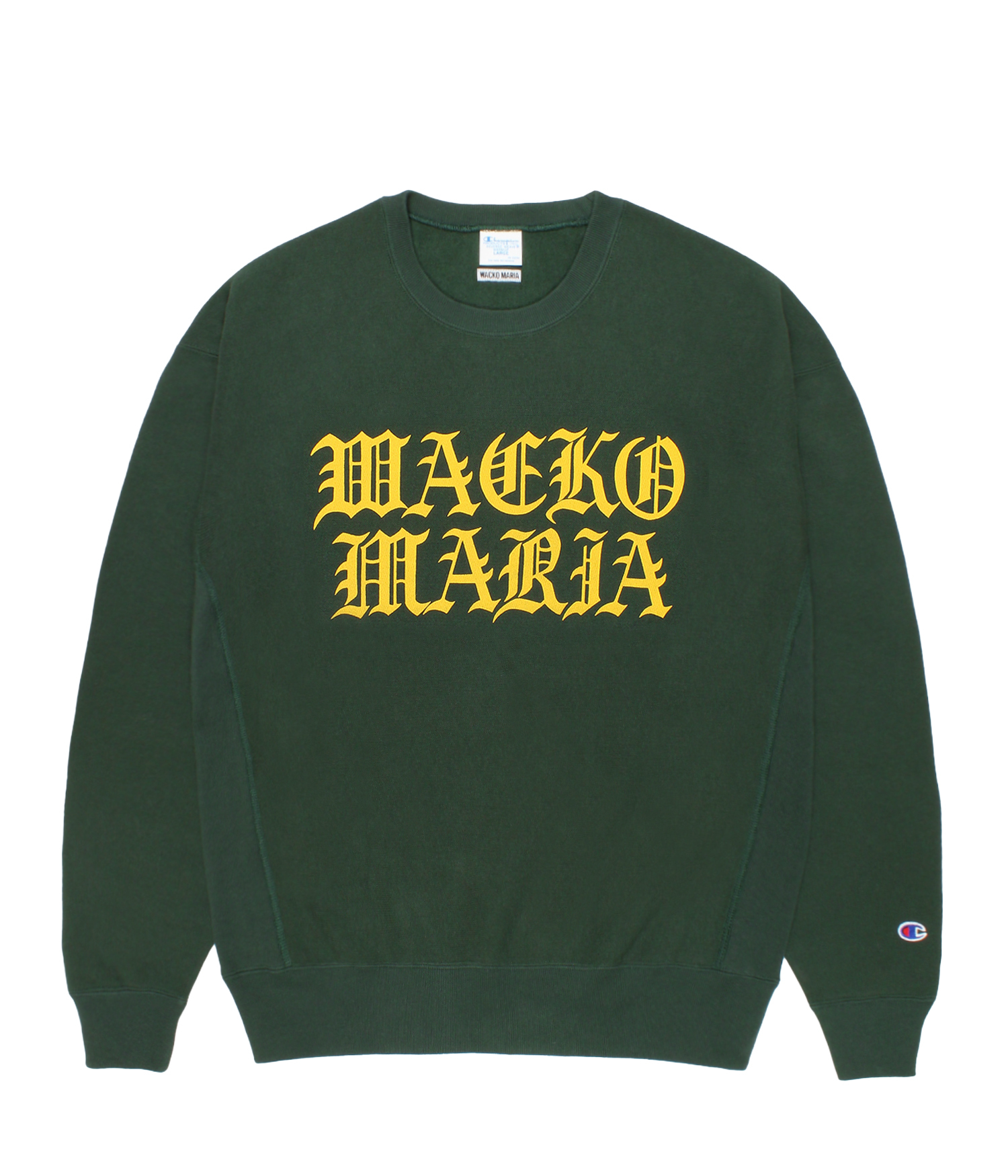 Champion / REVERSE WEAVE CREW NECK SWEAT SHIRT -6954-DARK GREEN