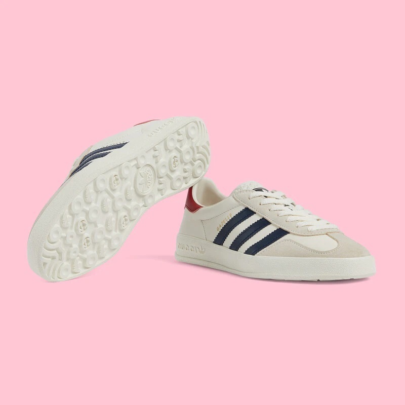 【GUCCI】× ADIDASコラボ Gazelle スニーカー(白)商品番号: sku1718966554336