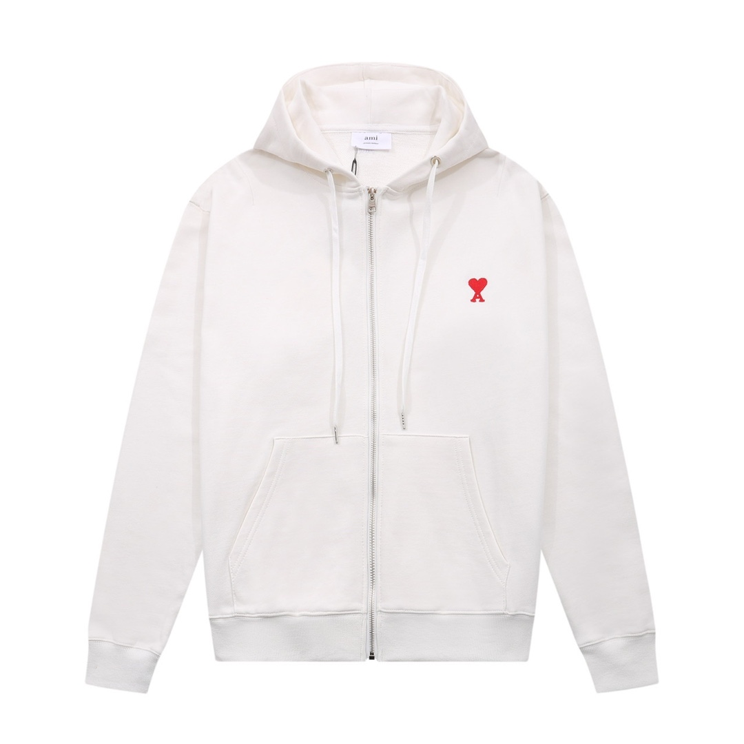 AMI PARIS  アミ パリス ハートロゴ フーディー パーカー