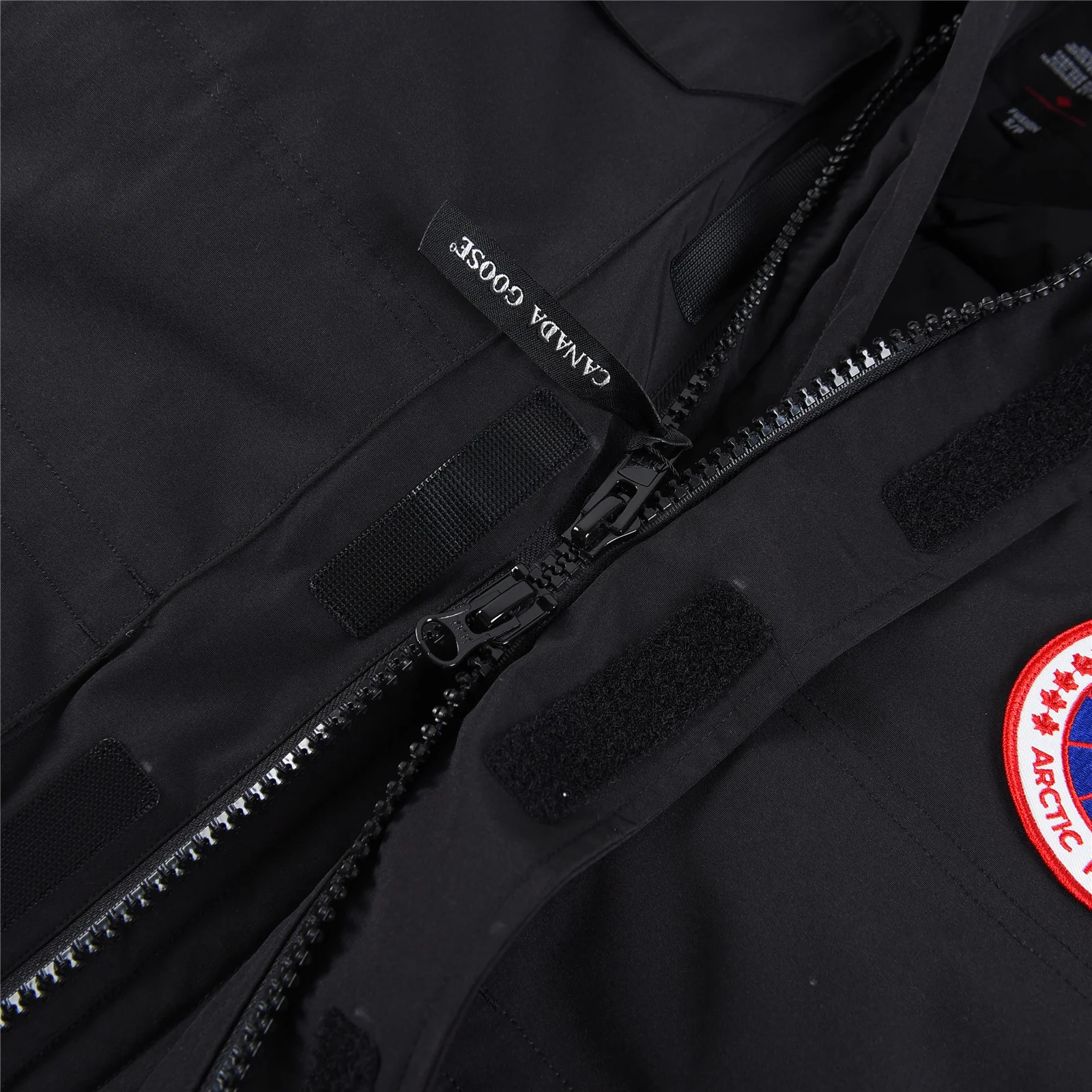 CANADA GOOSE エクスペディション パーカー 4660M ユニセックス カップルスタイル ダウンジャケット ミドル丈コート (ブラック)
