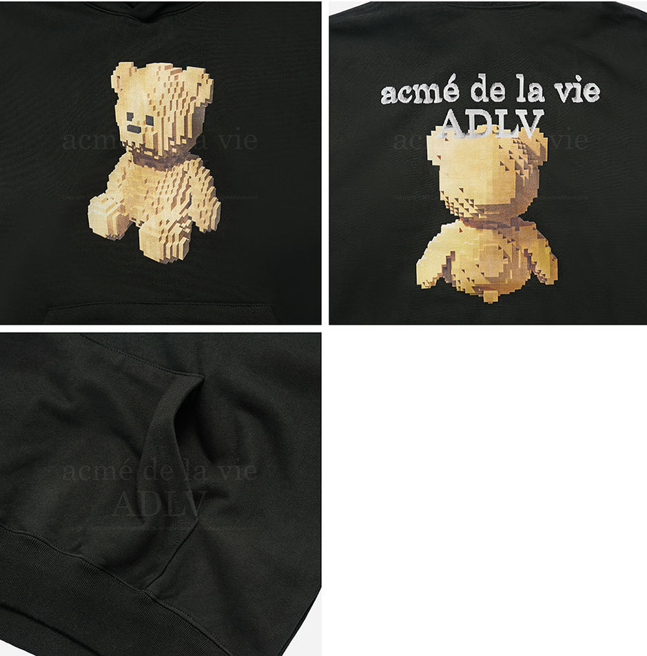 【ADLV】 BLOCK BEAR HOODIE