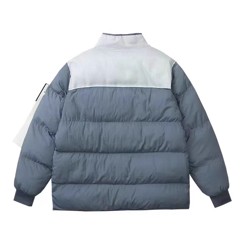 STONE ISLAND マルチエレメントパッチワークダウンジャケット